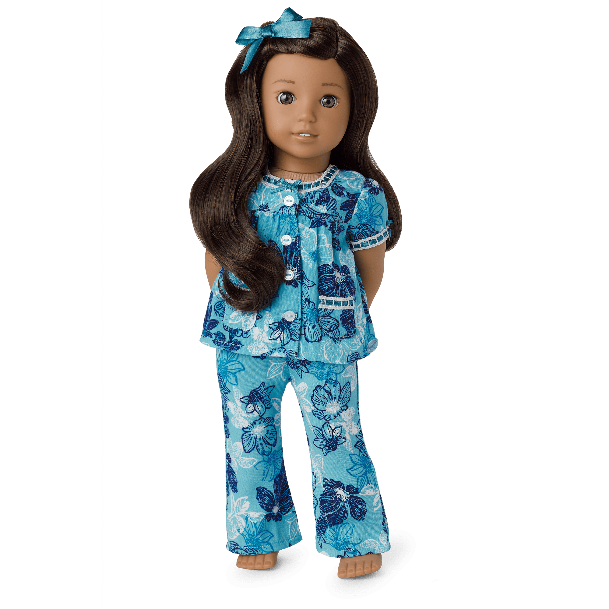 Nanea’s™ Floral Pajamas for 18-inch Dolls (Historical Characters) A1