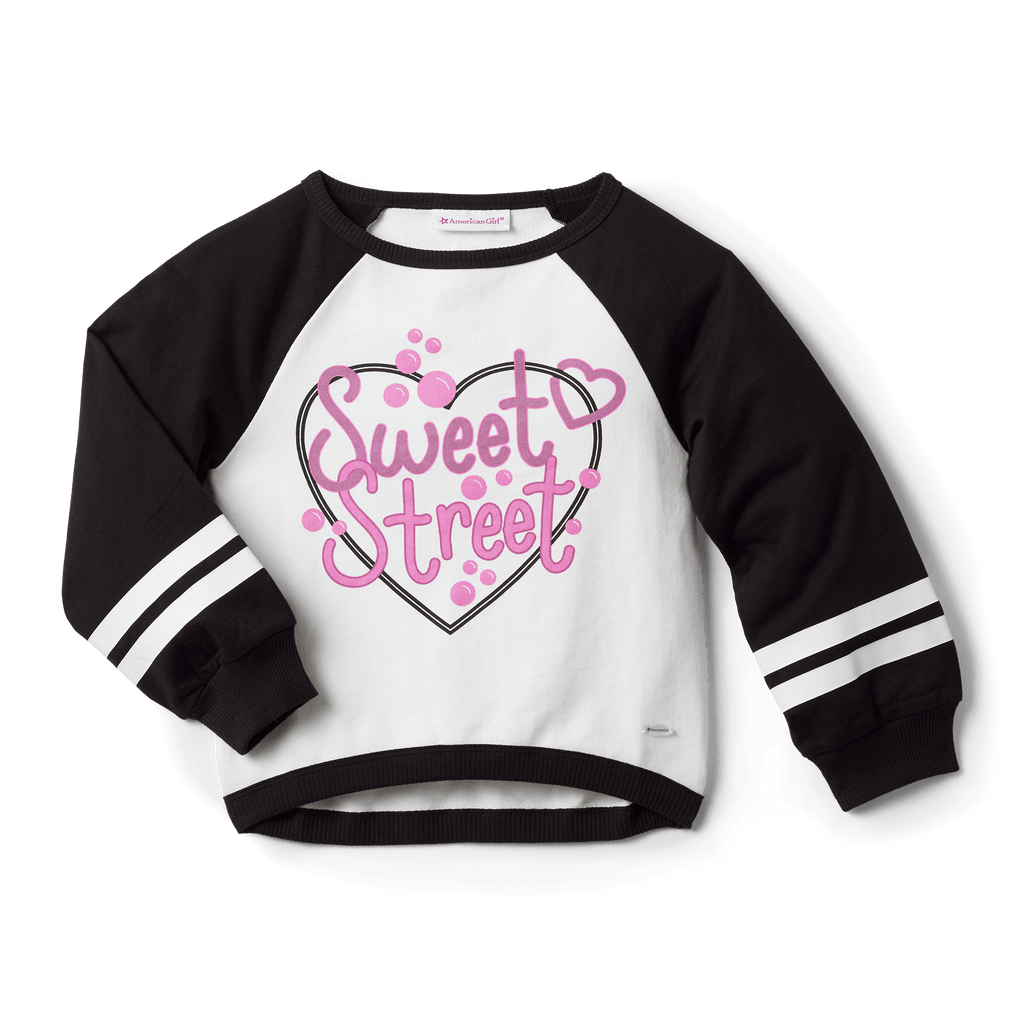 Sweet Street Sweatshirt for Girls C6