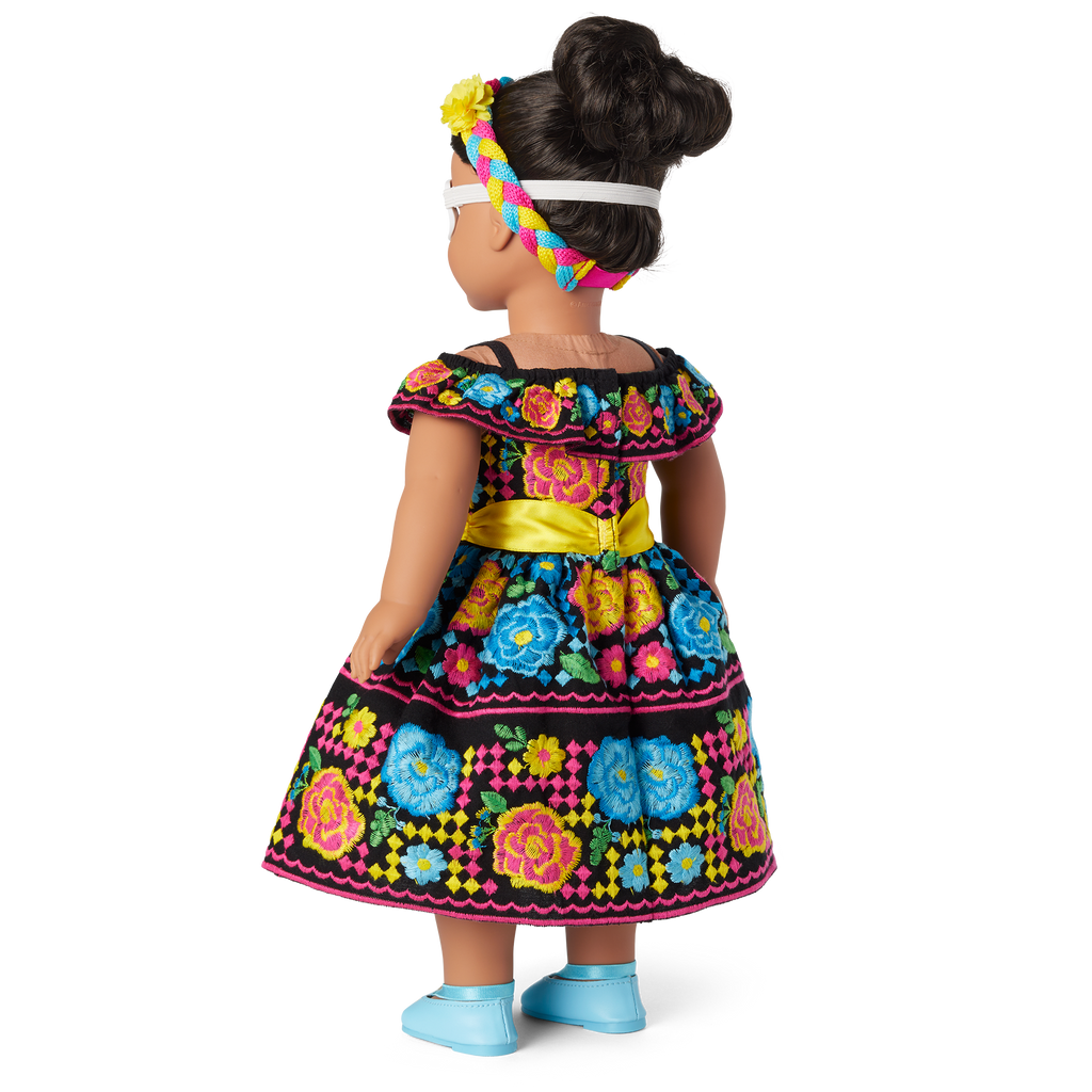 Día de Muertos Celebration Outfit for 18-inch Dolls E7