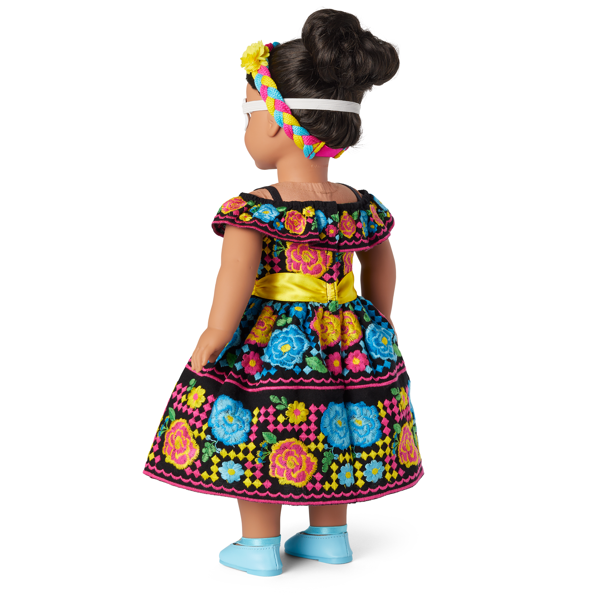 Día de Muertos Celebration Outfit for 18-inch Dolls E7
