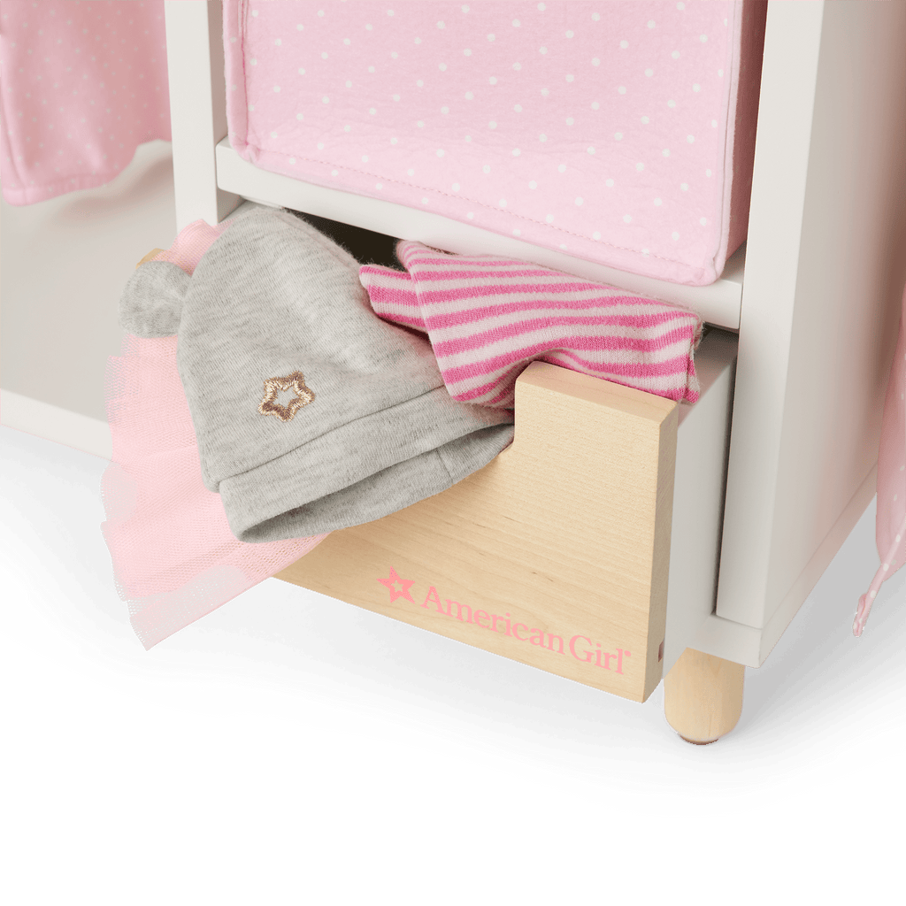 Dots & Blooms Changing Table with Storage A7