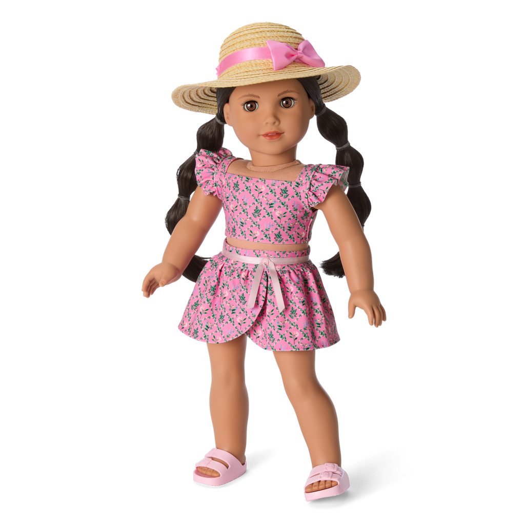 Raquel's™ Beach Outfit for 18-inch Dolls (Girl of the Year™ 2026) B3