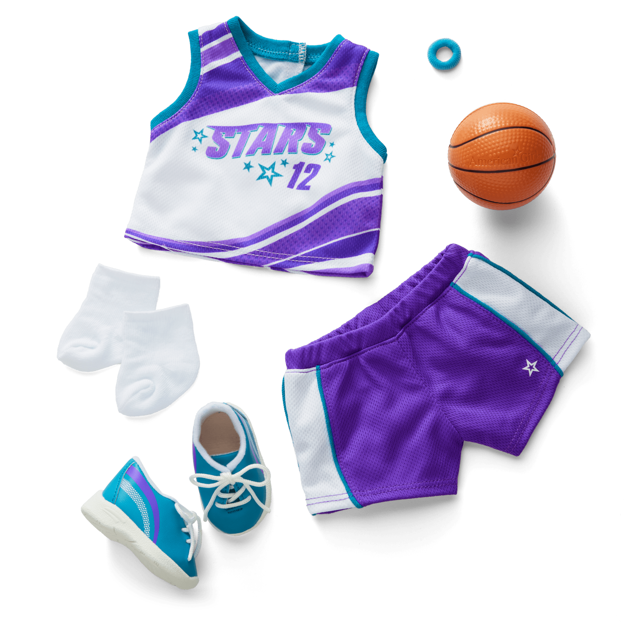 Star Player Basketball Outfit for 18-inch Dolls A7