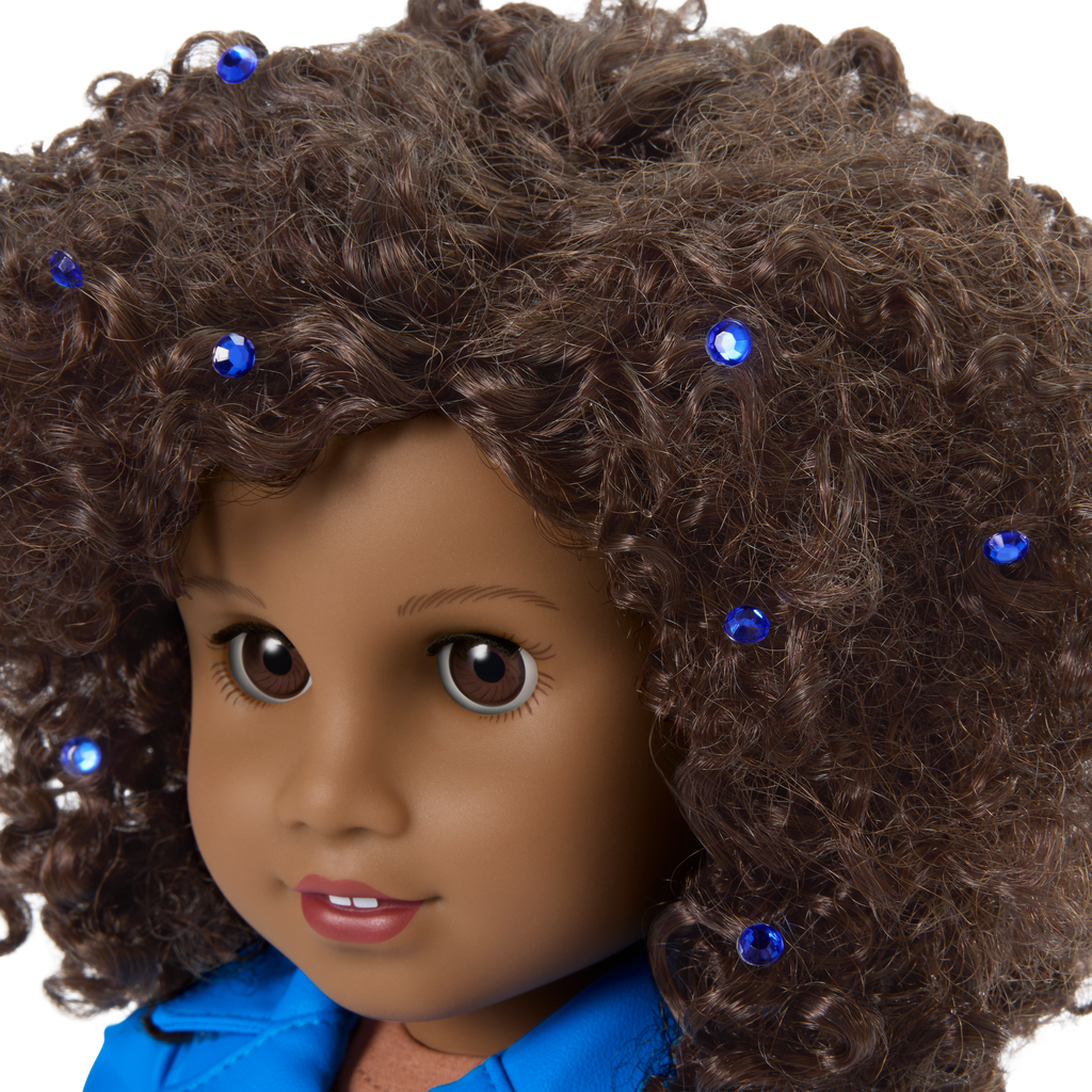 September Sapphire Sparkle Outfit for 18-inch Dolls C2