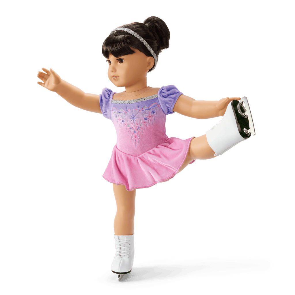 Spin in Style Figure-Skating Outfit for 18-inch Dolls F3