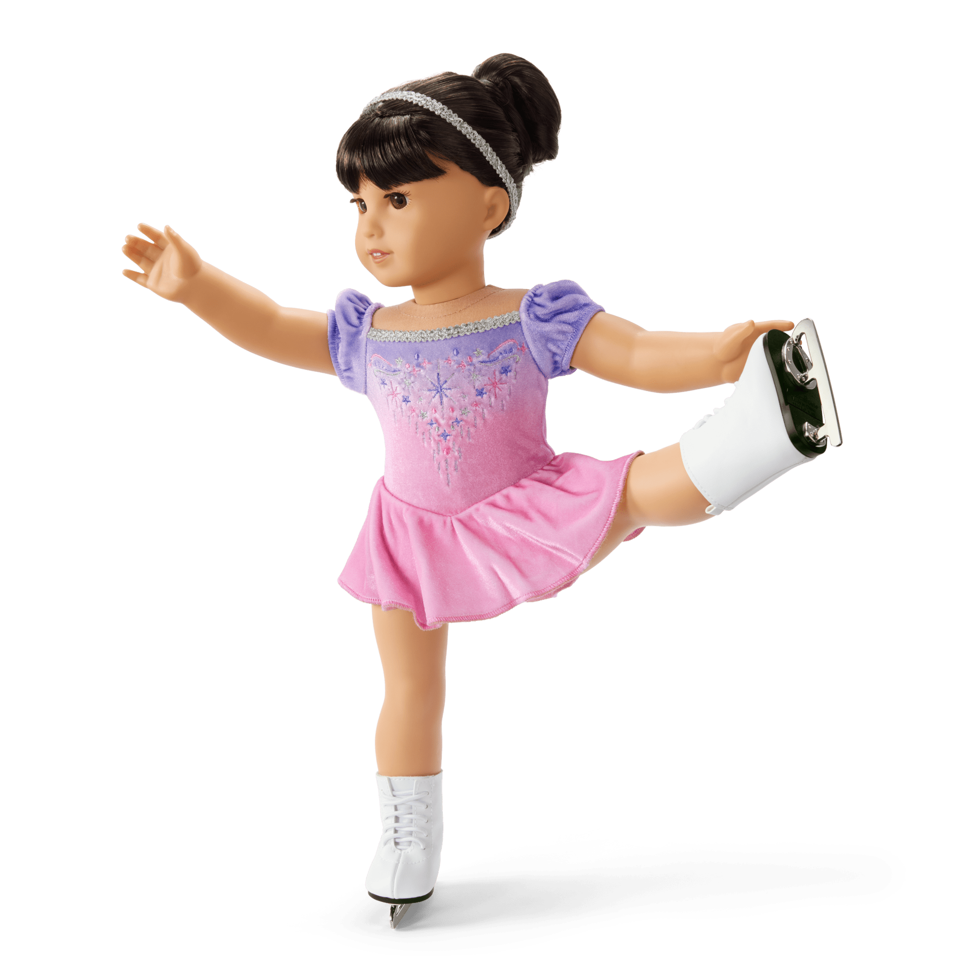 Spin in Style Figure-Skating Outfit for 18-inch Dolls F3