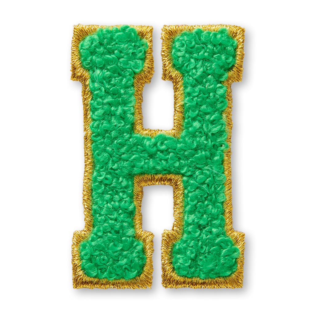 AG™ Letter H Stick-On Patch A7