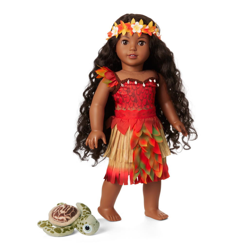 Disney Moana Wayfinder Outfit & Sea Turtle Plush for 18-inch Dolls by American Girl® C9