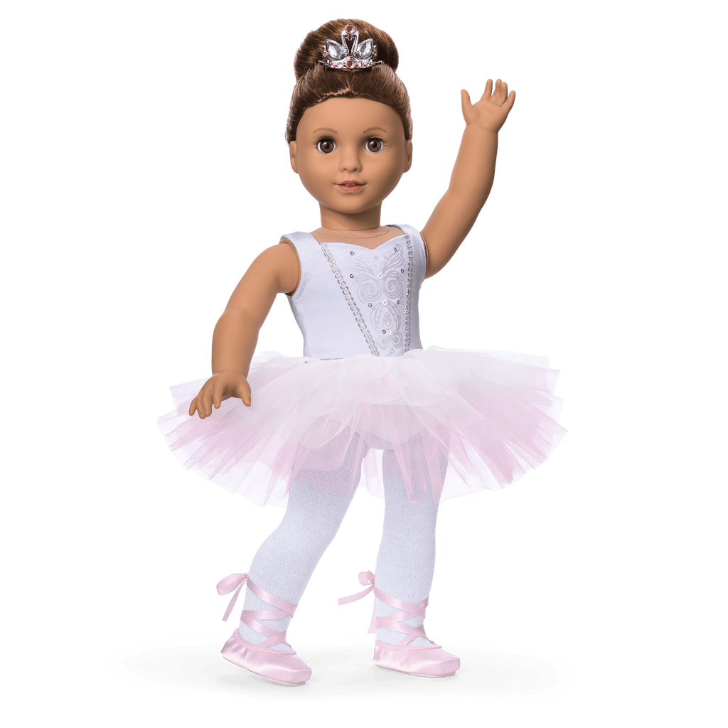 My First Ballet Recital Costume for 18-inch Dolls F1