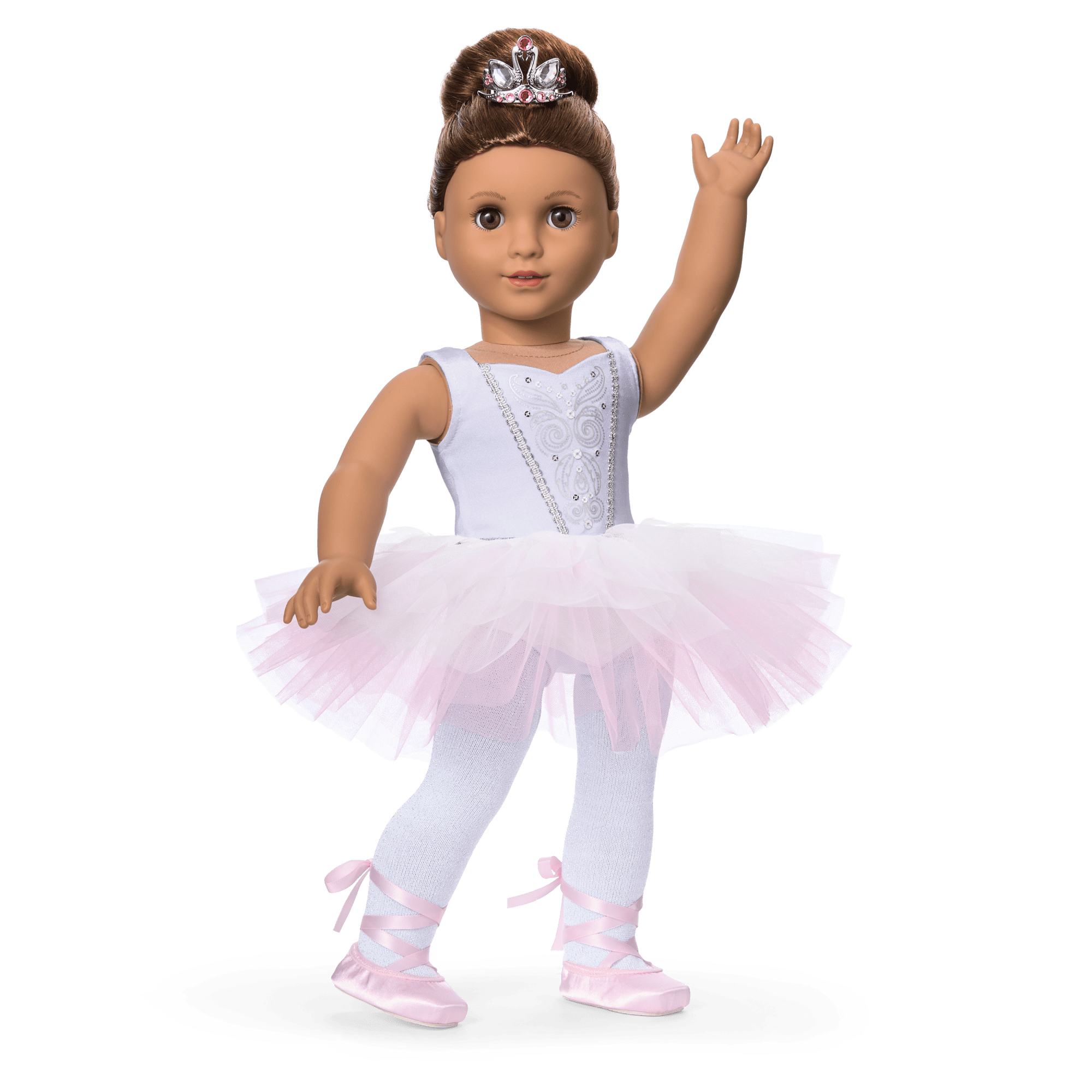 My First Ballet Recital Costume for 18-inch Dolls F1