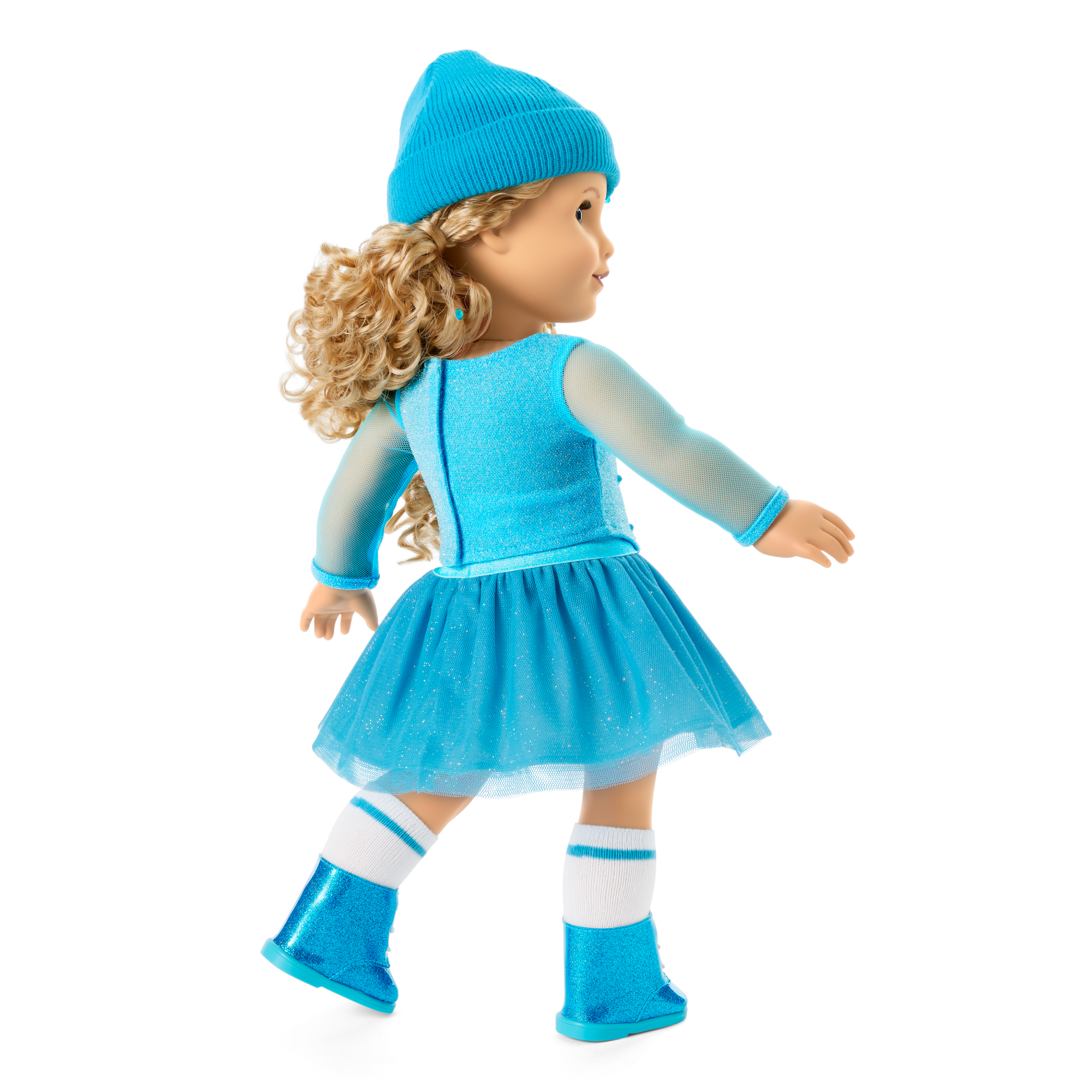 December Blue Brilliance Topaz Outfit for 18-inch Dolls A8