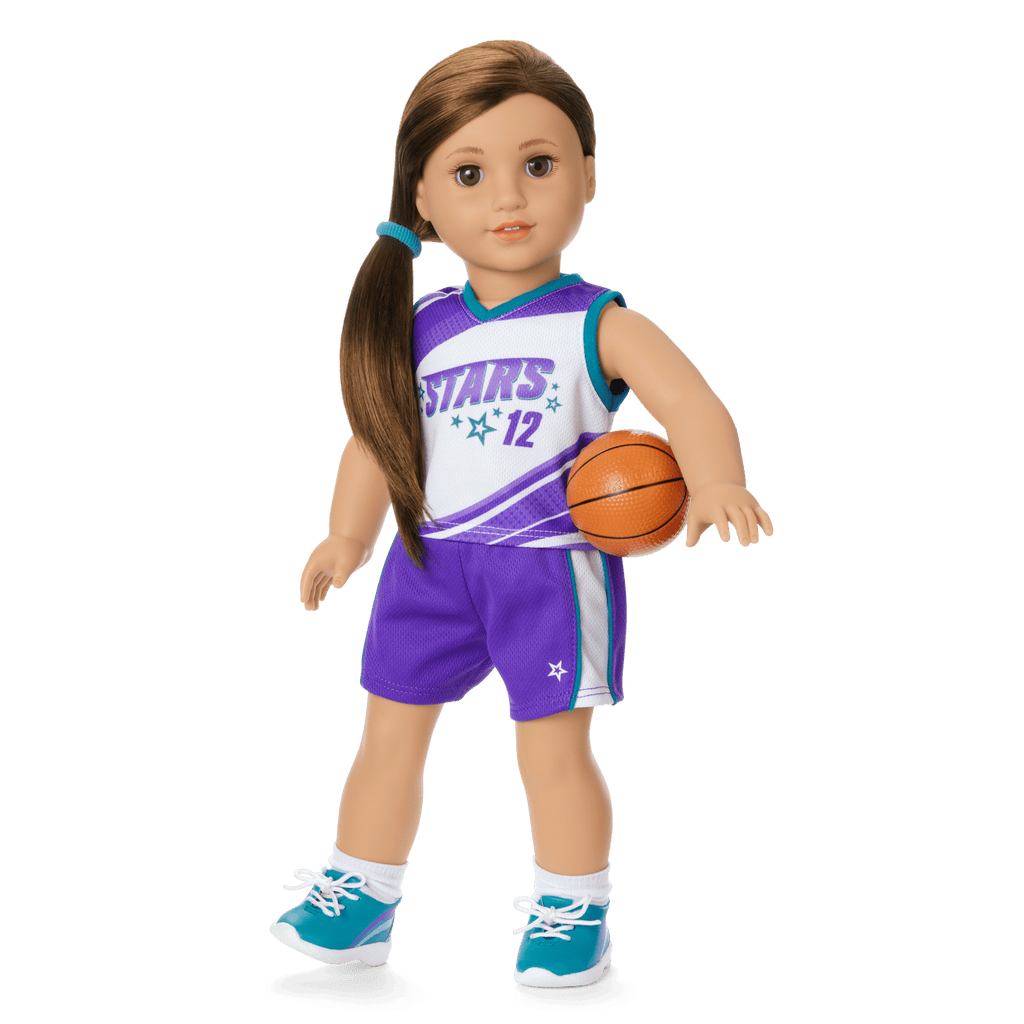 Star Player Basketball Outfit for 18-inch Dolls A7