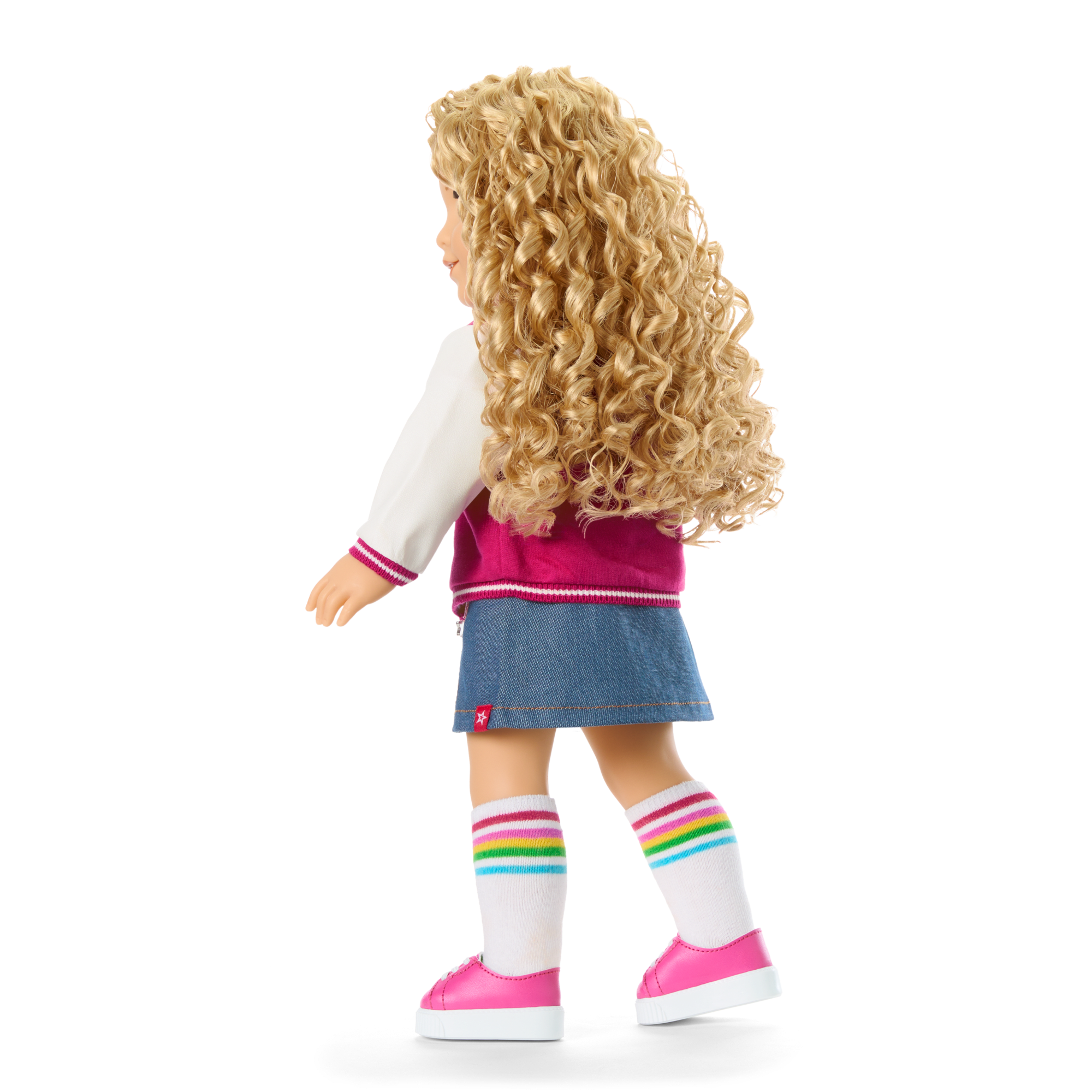 Truly Me™ 18-inch Doll #115 with curly blonde hair A3