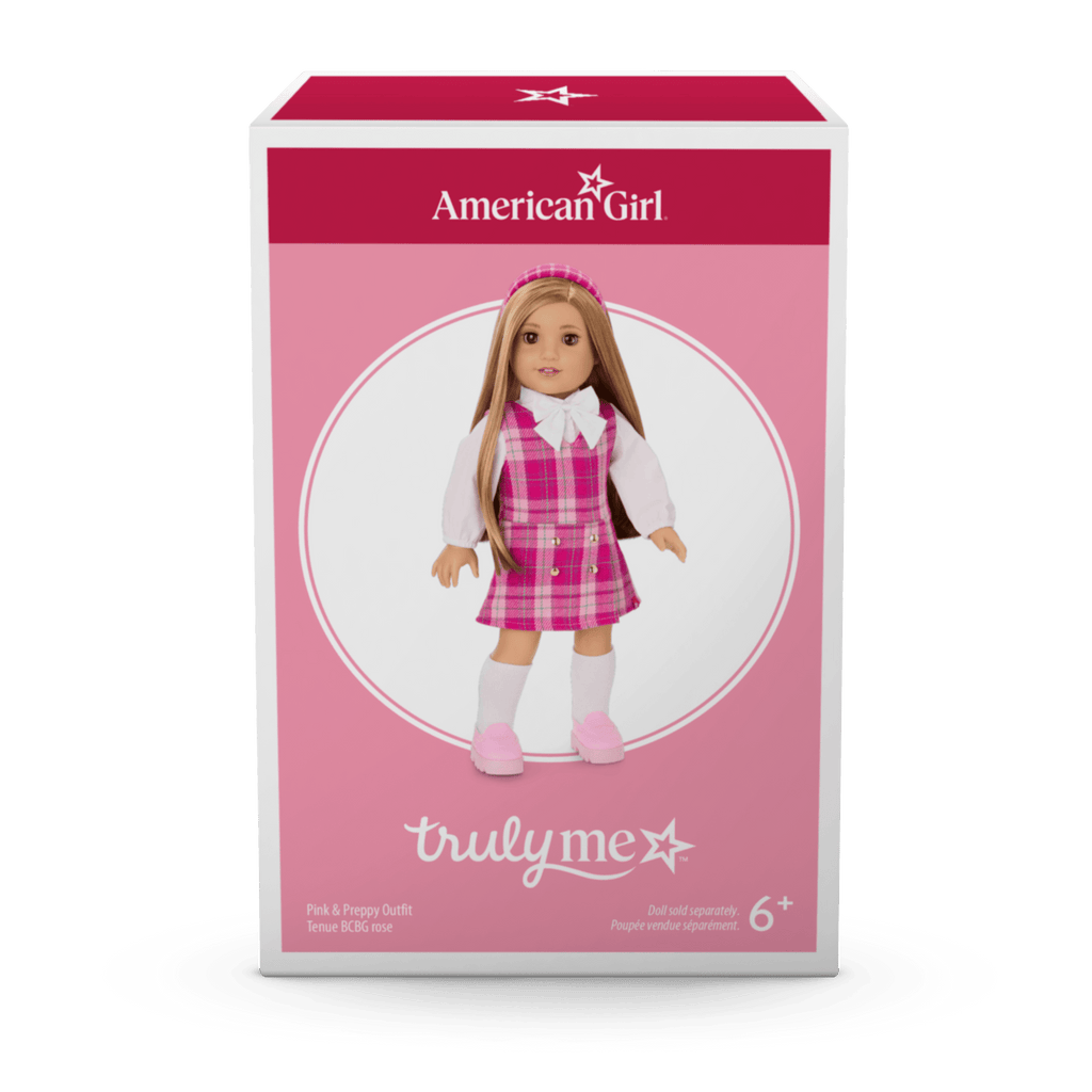 Pink & Preppy Outfit for 18-inch Dolls F6