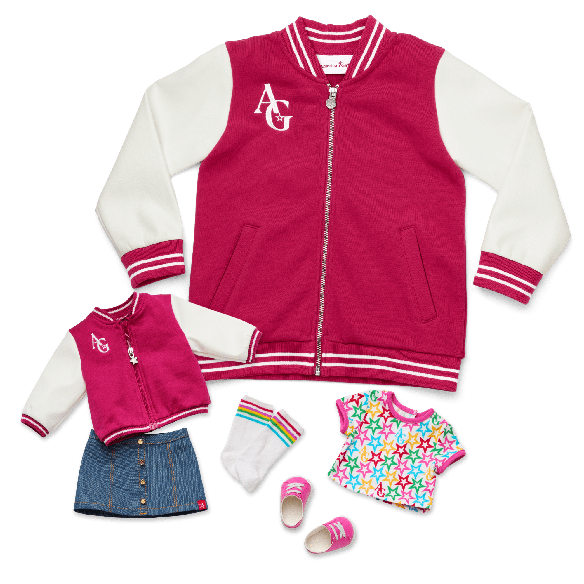 AG™ Star Squad Varsity Jacket for Adults B2