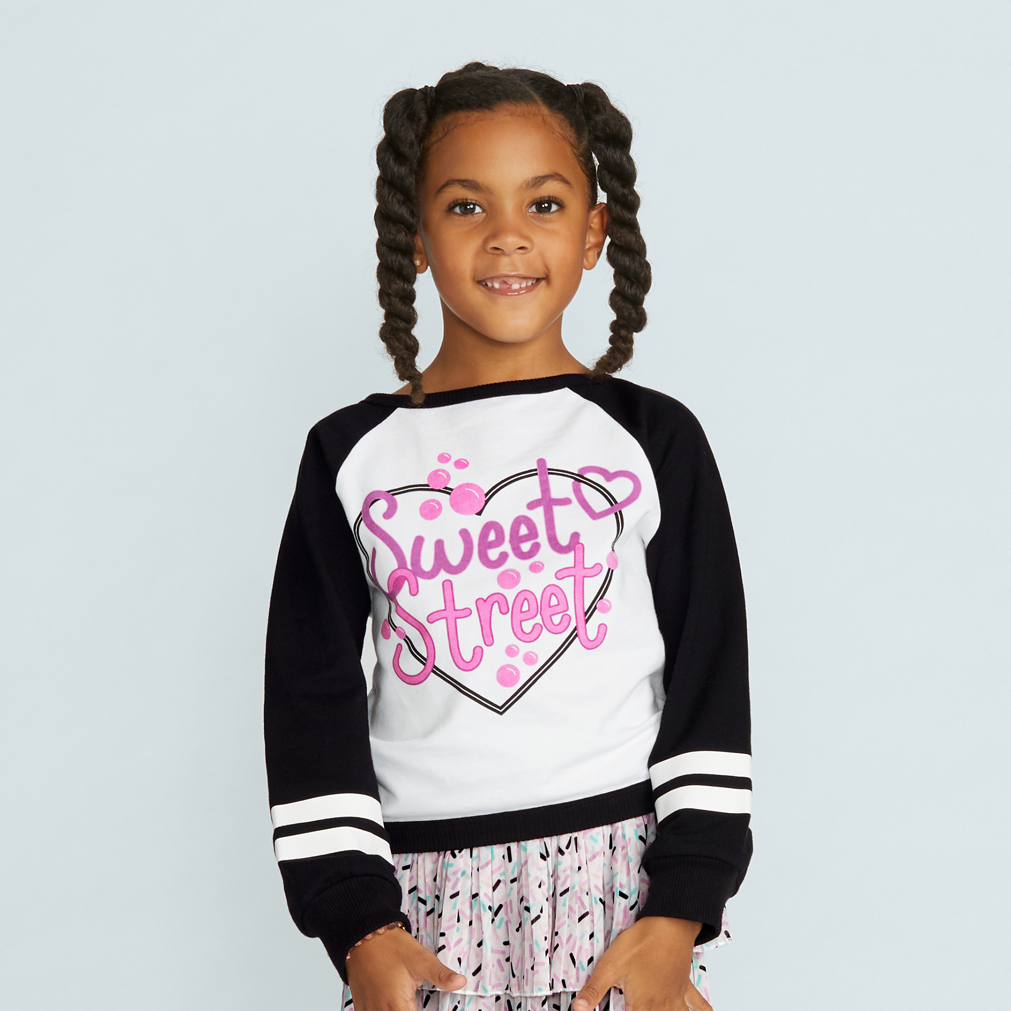 Sweet Street Sweatshirt for Girls C6