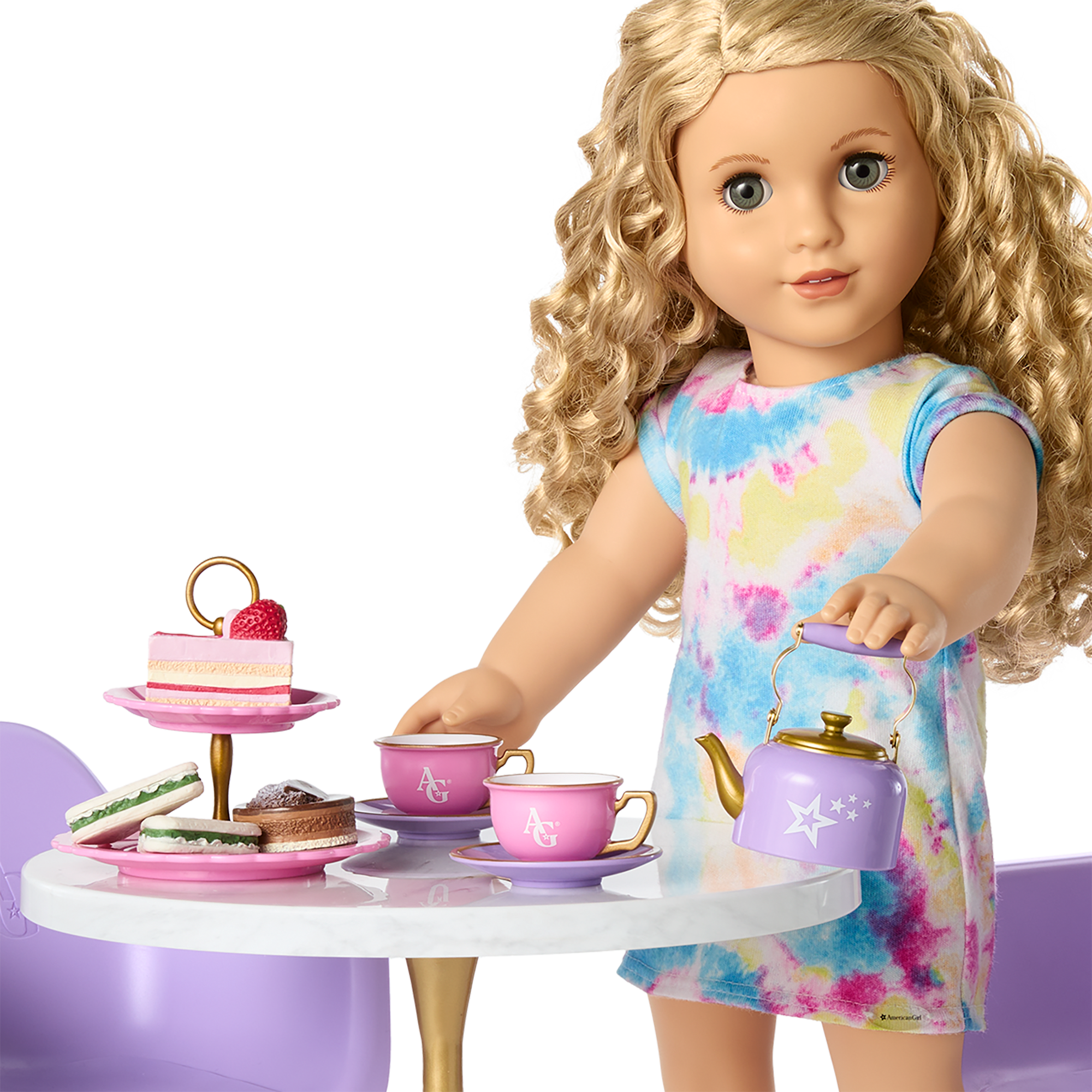 Tea for Two Set for 18-inch Dolls E8