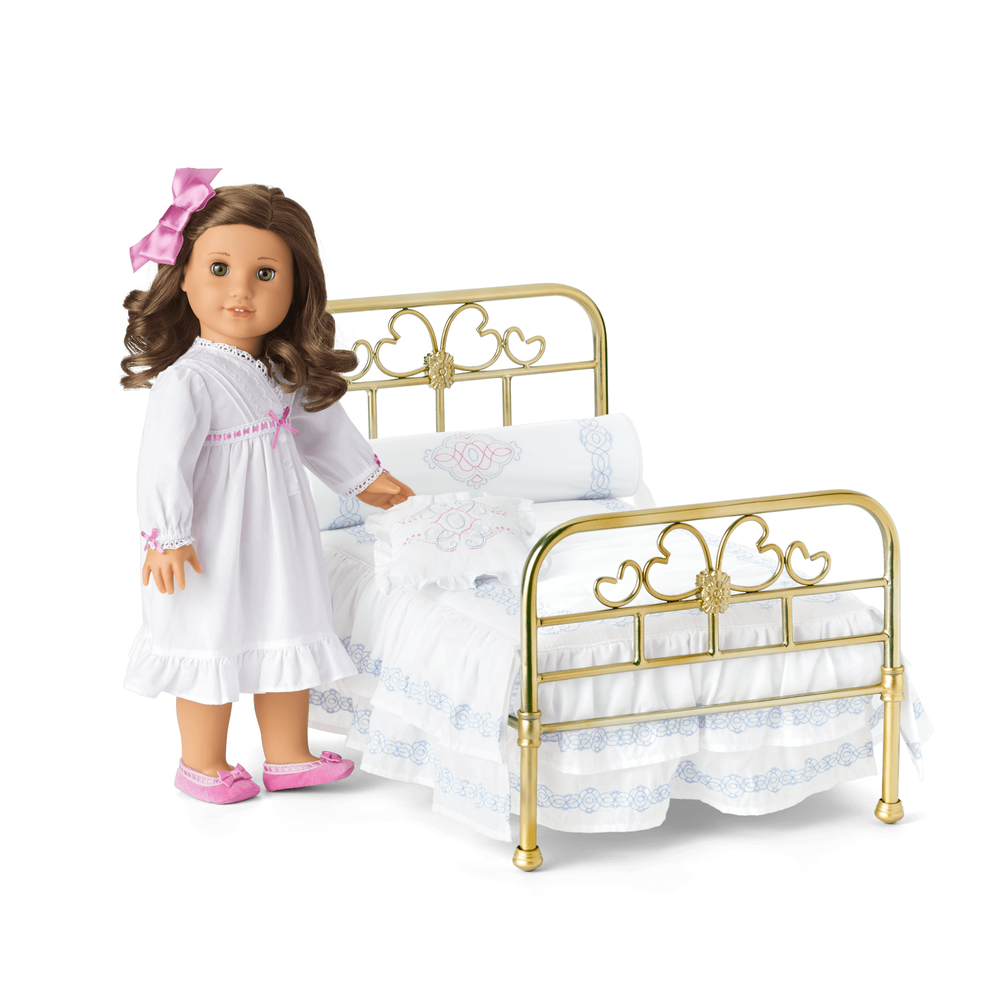 Rebecca’s™ Bed & Bedding for 18-inch Dolls (Historical Characters) A7