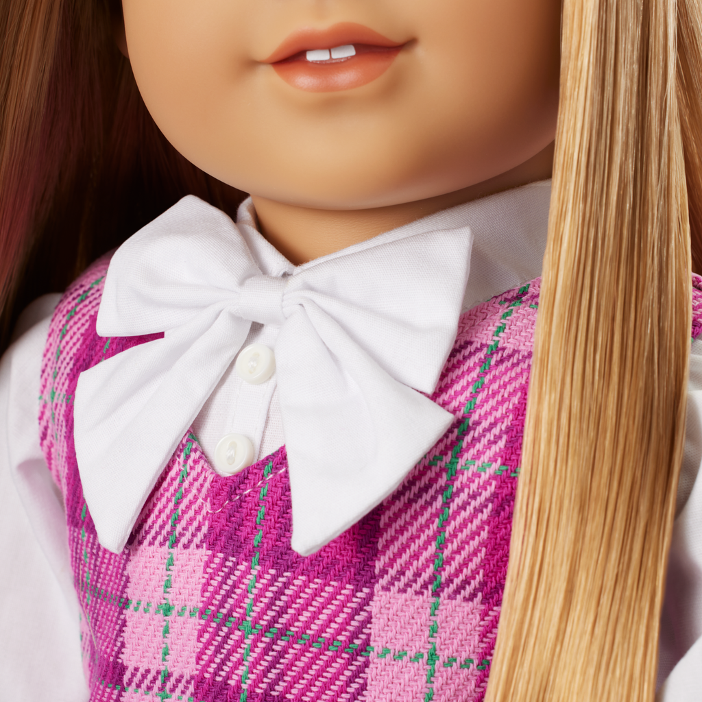 Pink & Preppy Outfit for 18-inch Dolls F6