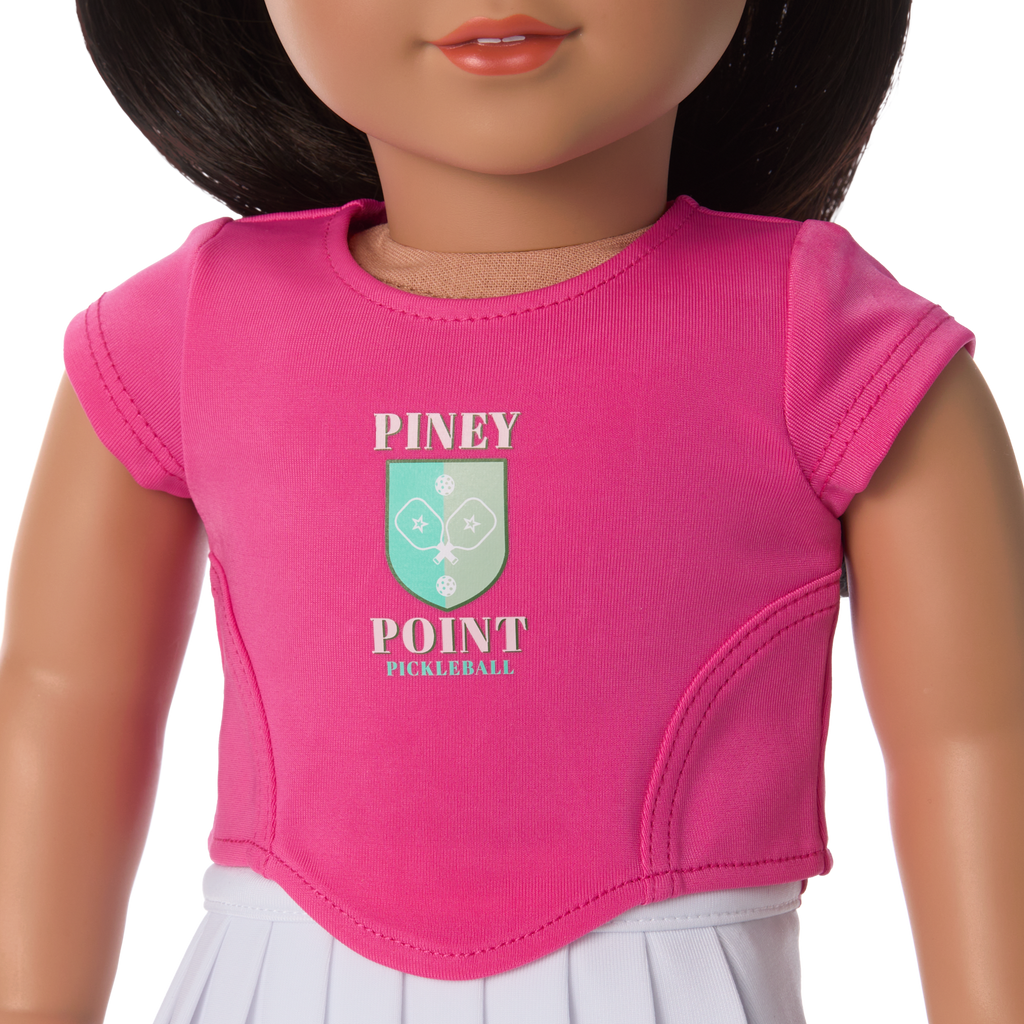 Raquel's™ Piney Point Pickleball Outfit for 18-inch Dolls (Girl of the Year™ 2026) A6