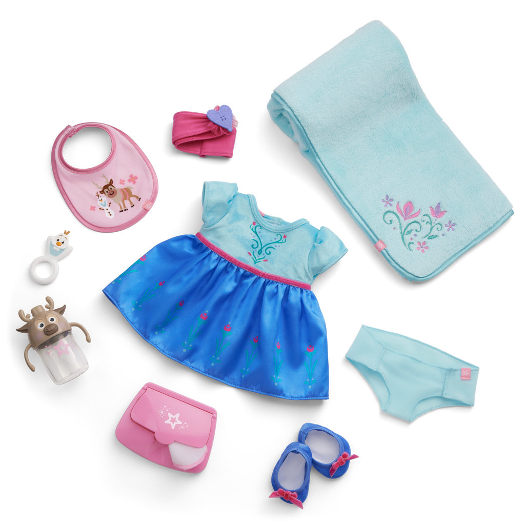 Disney Frozen Anna Cuddle & Care Set with Bitty Baby® Doll by American Girl® E8