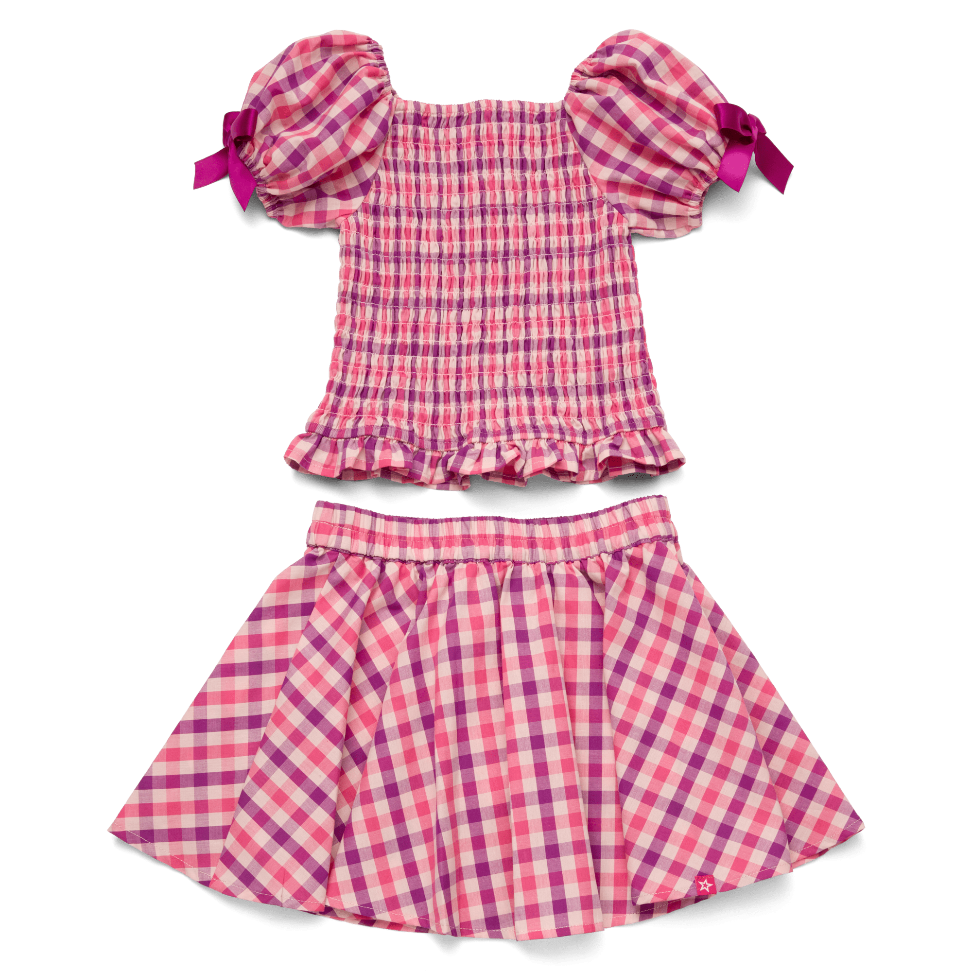 Raquel's™ Gingham Ruffle Outfit for Girls (Girl of the Year™ 2026) B3