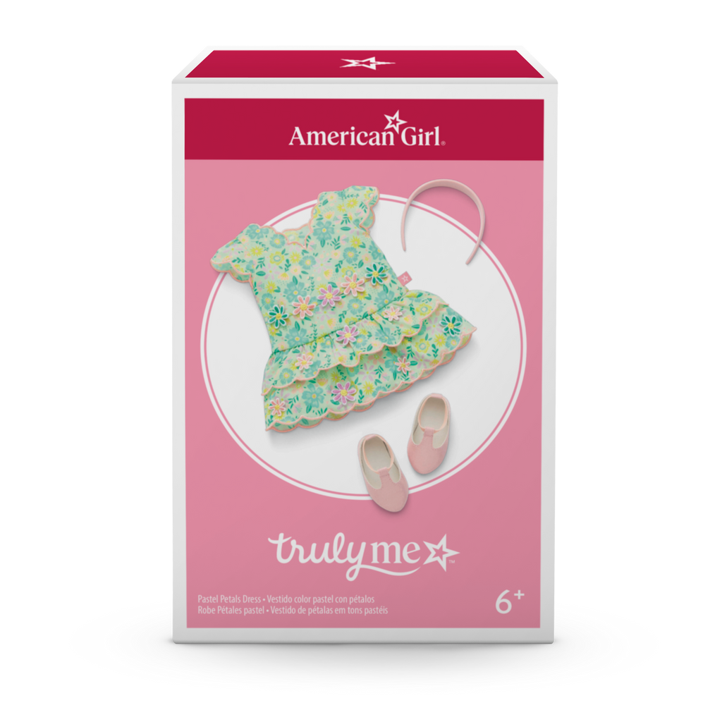 Pastel Petals Dress for 18-inch Dolls E7