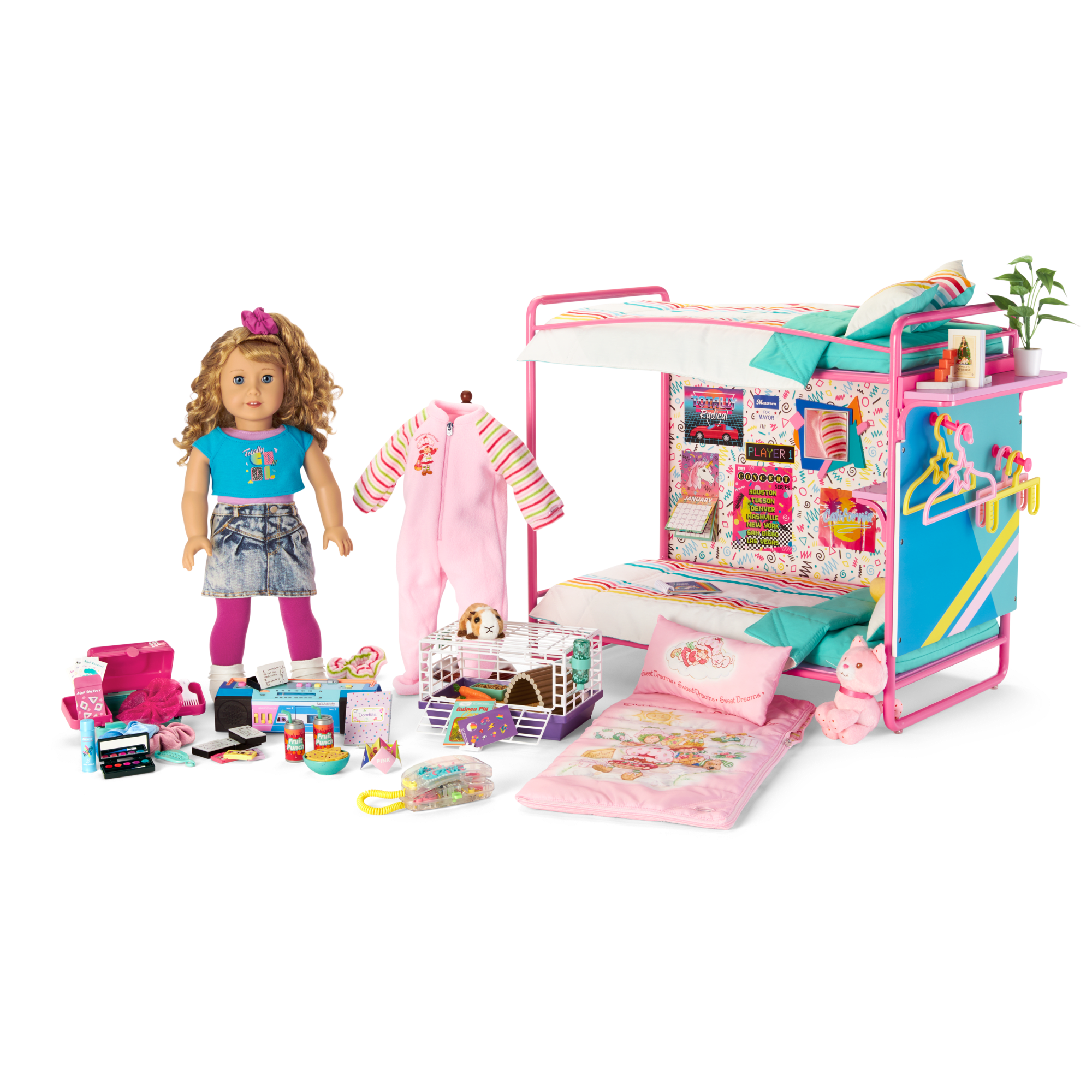 Courtney's™ Sleepover Accessory Set for 18-inch Dolls (Historical Characters) E4