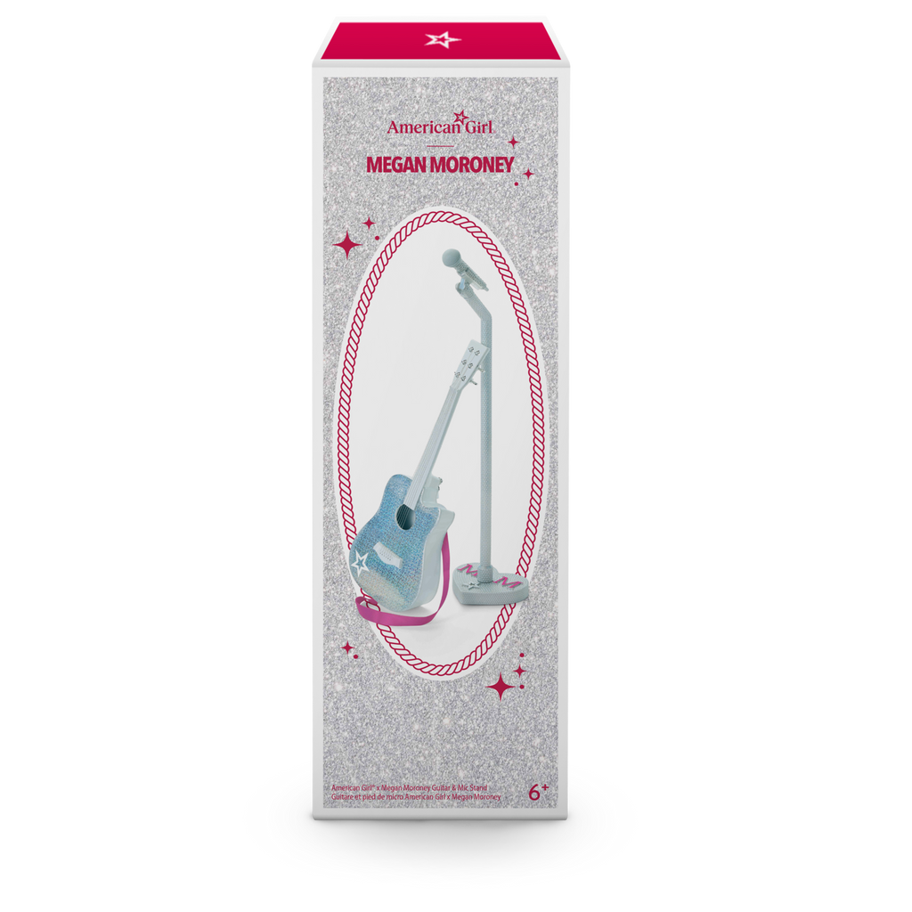 American Girl® x Megan Moroney Guitar & Mic Stand for 18-inch Dolls E2