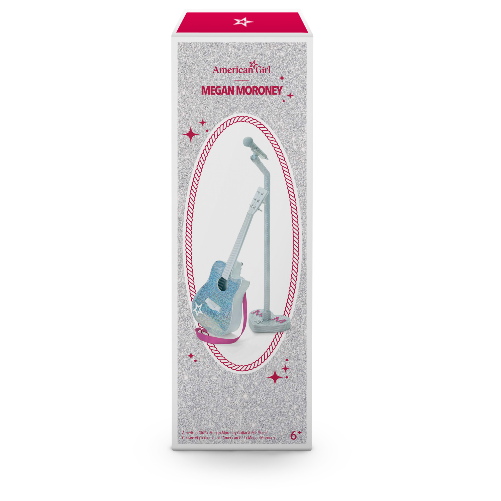 American Girl® x Megan Moroney Guitar & Mic Stand for 18-inch Dolls E2