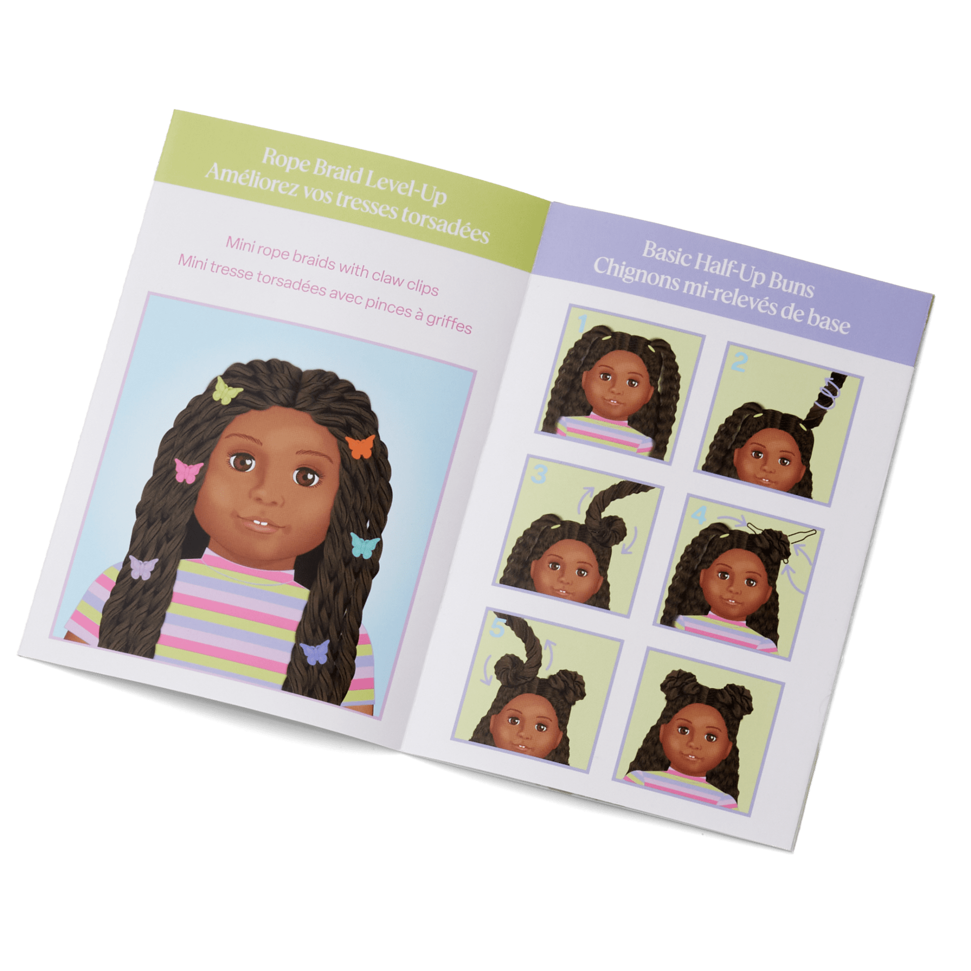 Long Hair Looks™ by Truly Me™ 18-inch Doll #135 & hair accessories E9