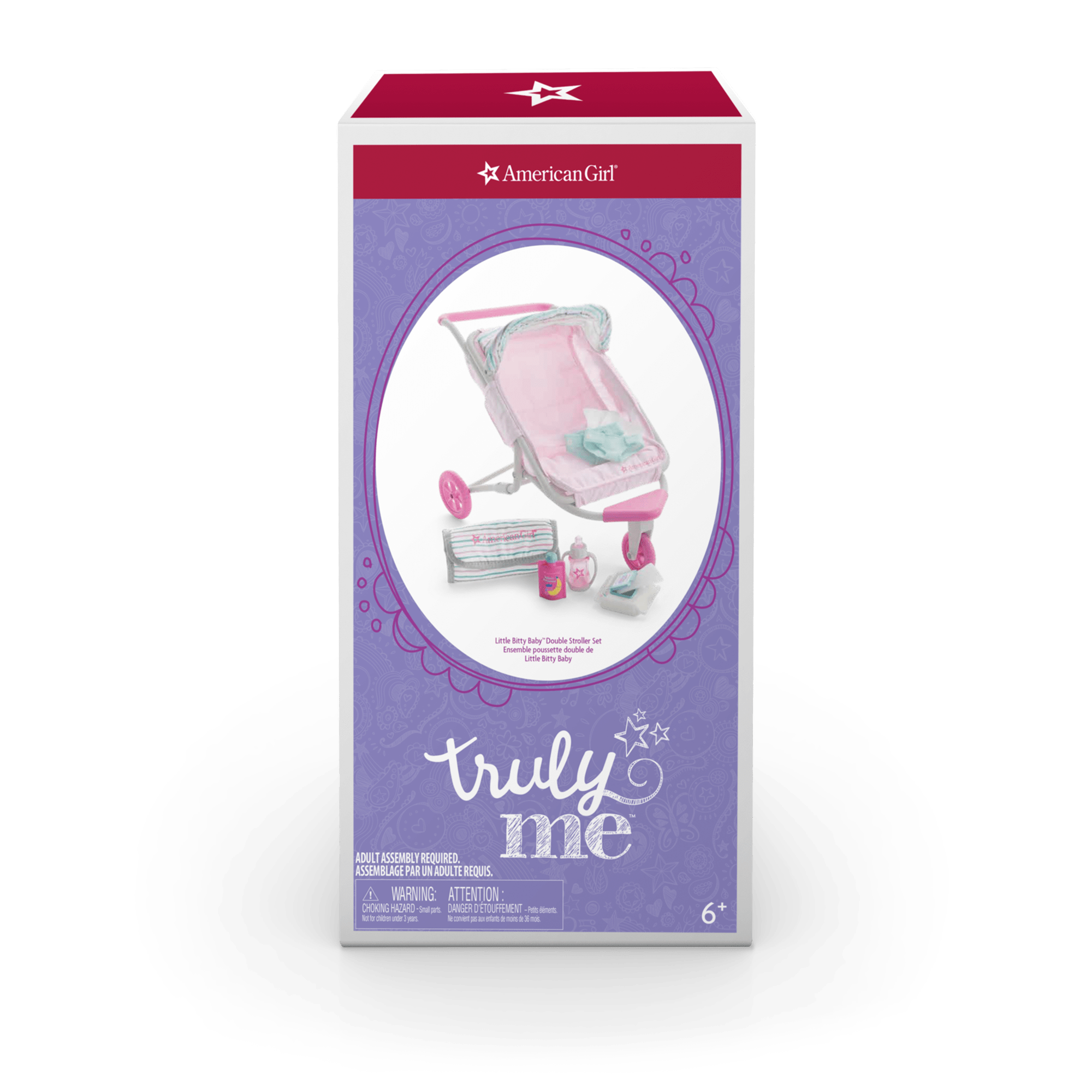 Little Bitty Baby™ Double Stroller Set for 7.75-inch Dolls C6