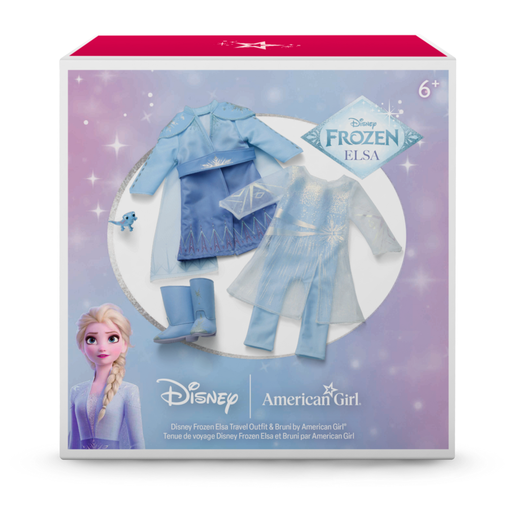 Disney Frozen Elsa Travel Outfit & Bruni for 18-inch Dolls by American Girl® A4