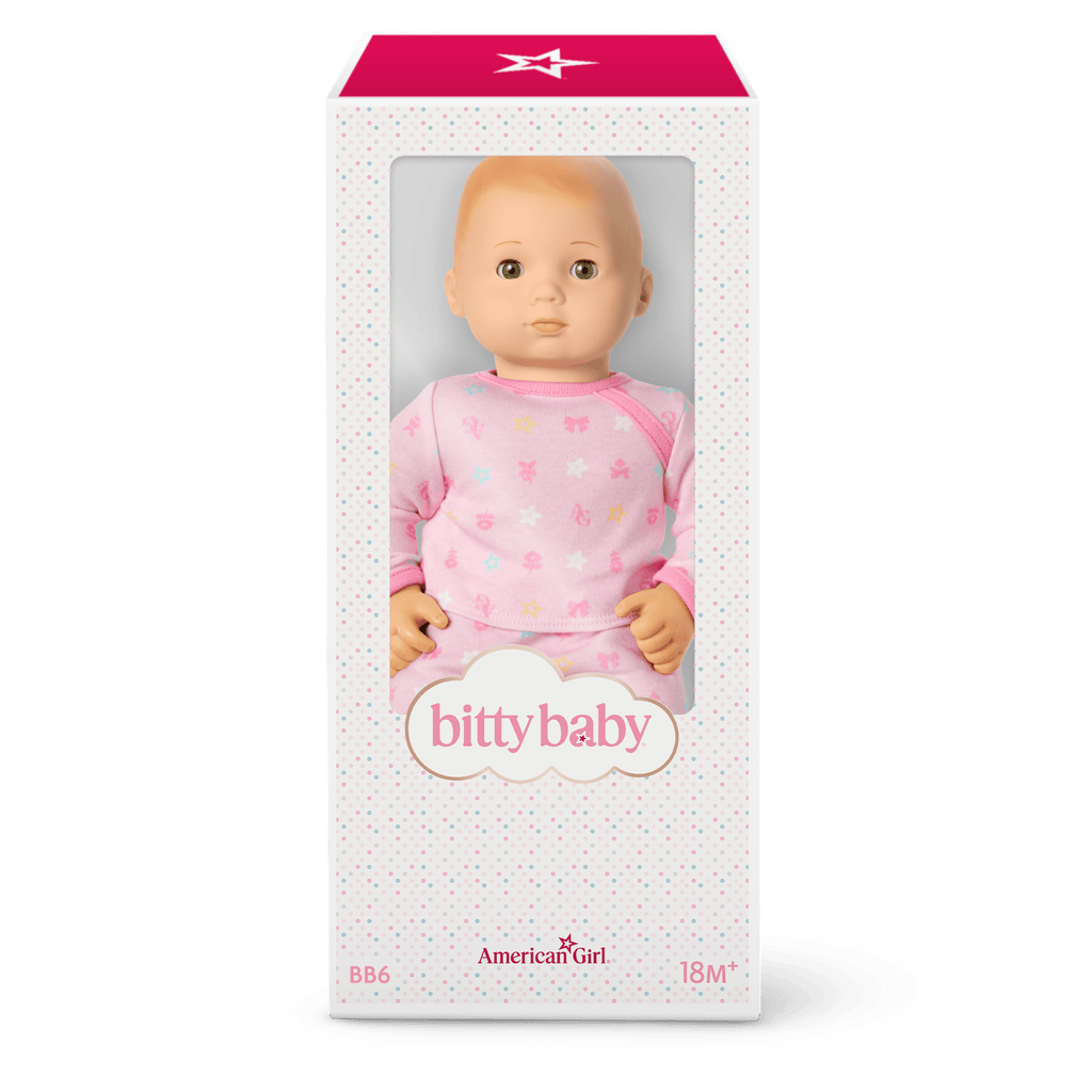Bitty Baby® Doll #6 with red hair in Pastel Pink F0
