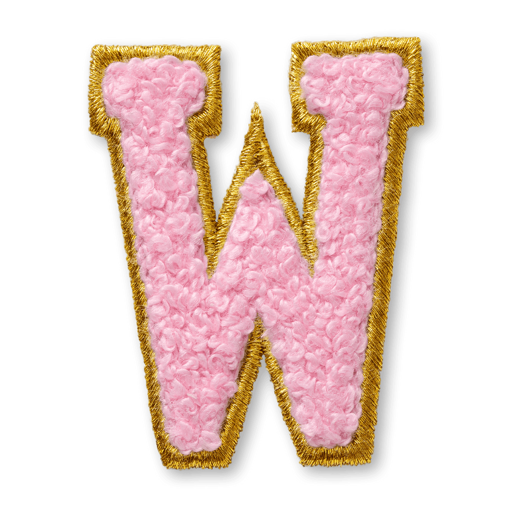 AG™ Letter W Stick-On Patch F2