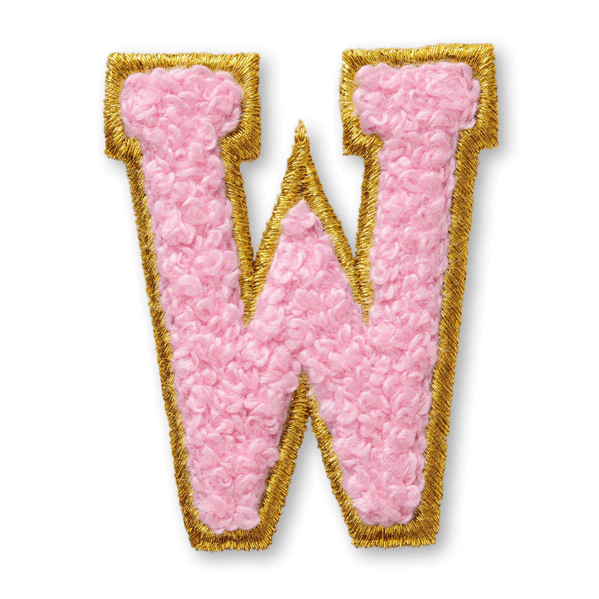 AG™ Letter W Stick-On Patch F2