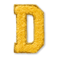 AG™ Letter D Stick-On Patch D3