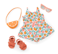 Orange You Glad It's Summer Outfit for 18-inch Dolls F8