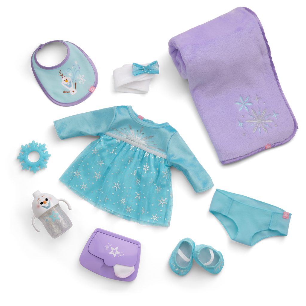 Disney Frozen Elsa Cuddle & Care Set with Bitty Baby® Doll by American Girl® A3