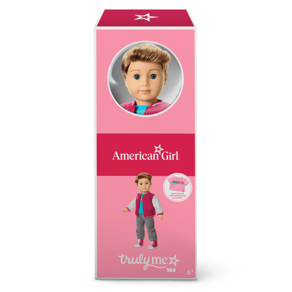 Truly Me™ 18-inch Doll #104 with straight caramel hair A5