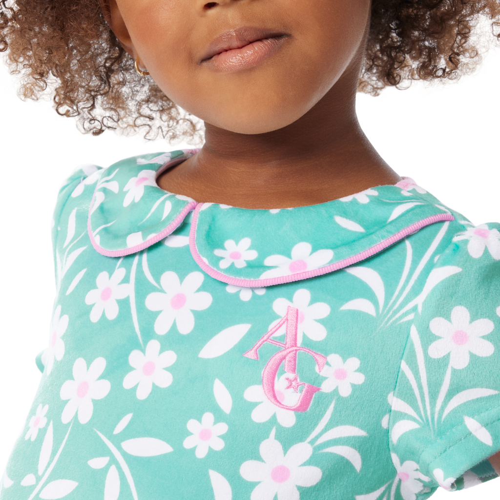 Flower Fun PJs for Little Girls (Bitty Baby®) D2