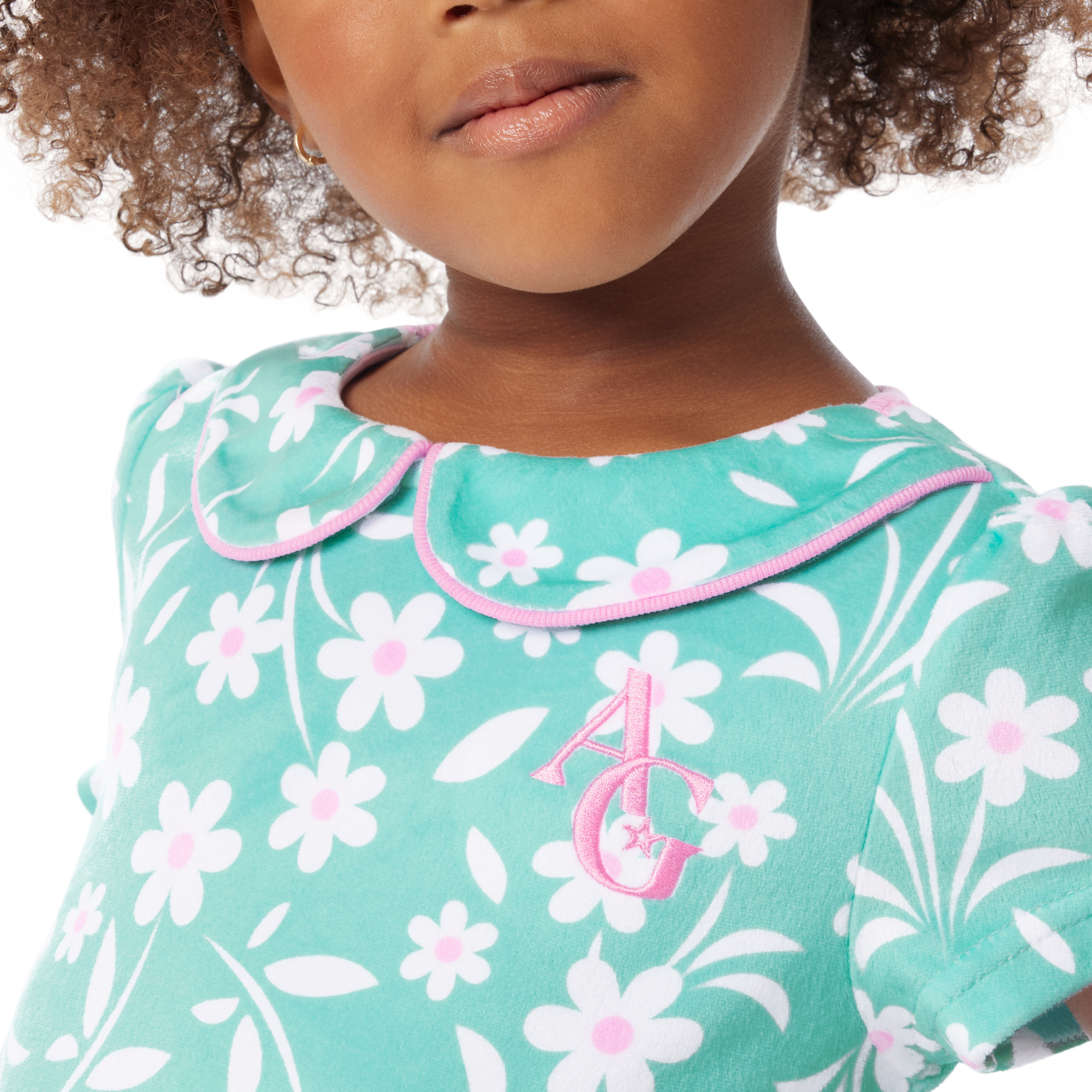 Flower Fun PJs for Little Girls (Bitty Baby®) D2