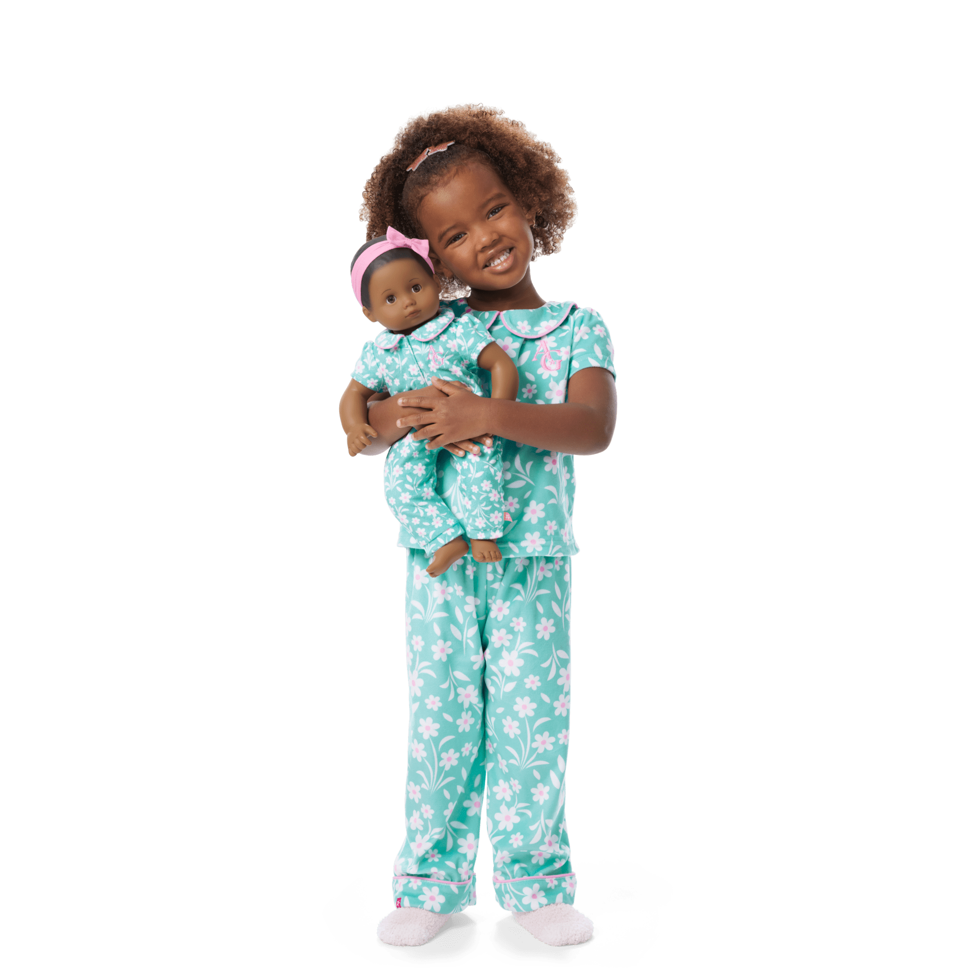 Flower Fun PJs for Little Girls (Bitty Baby®) D2