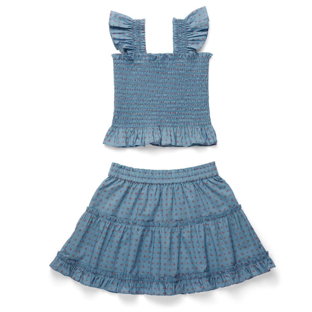 American Girl® x Hill House Home Tiny Paz Nap Set for Girls (Kirsten™ Print) D4