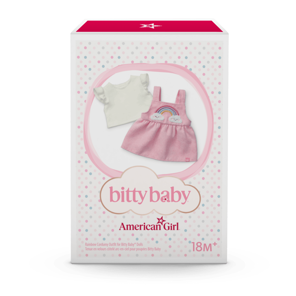 Rainbow Corduroy Outfit for Bitty Baby® Dolls B5