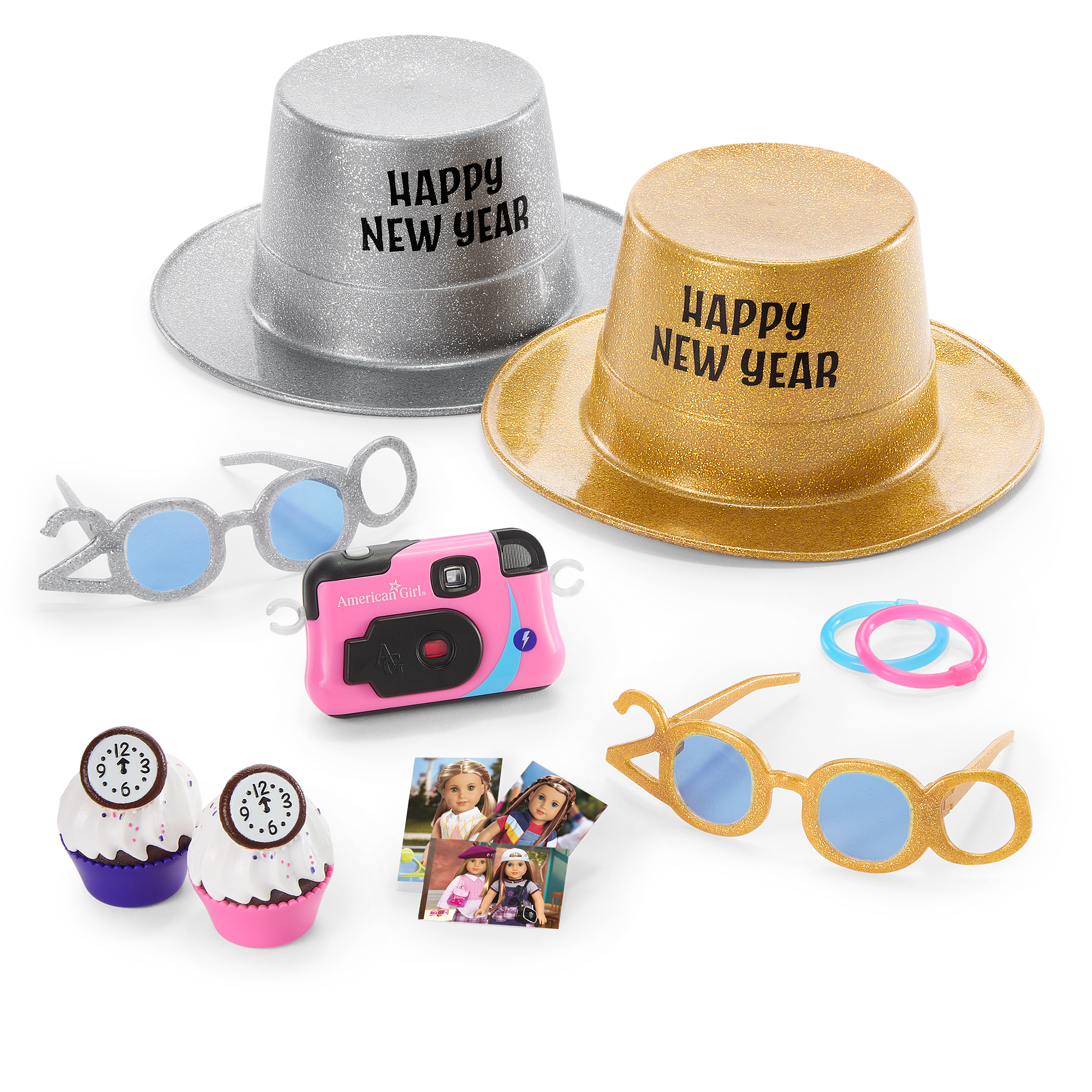 Isabel™ & Nicki's™ New Year’s Party Accessories for 18-inch Dolls (Historical Characters) F6