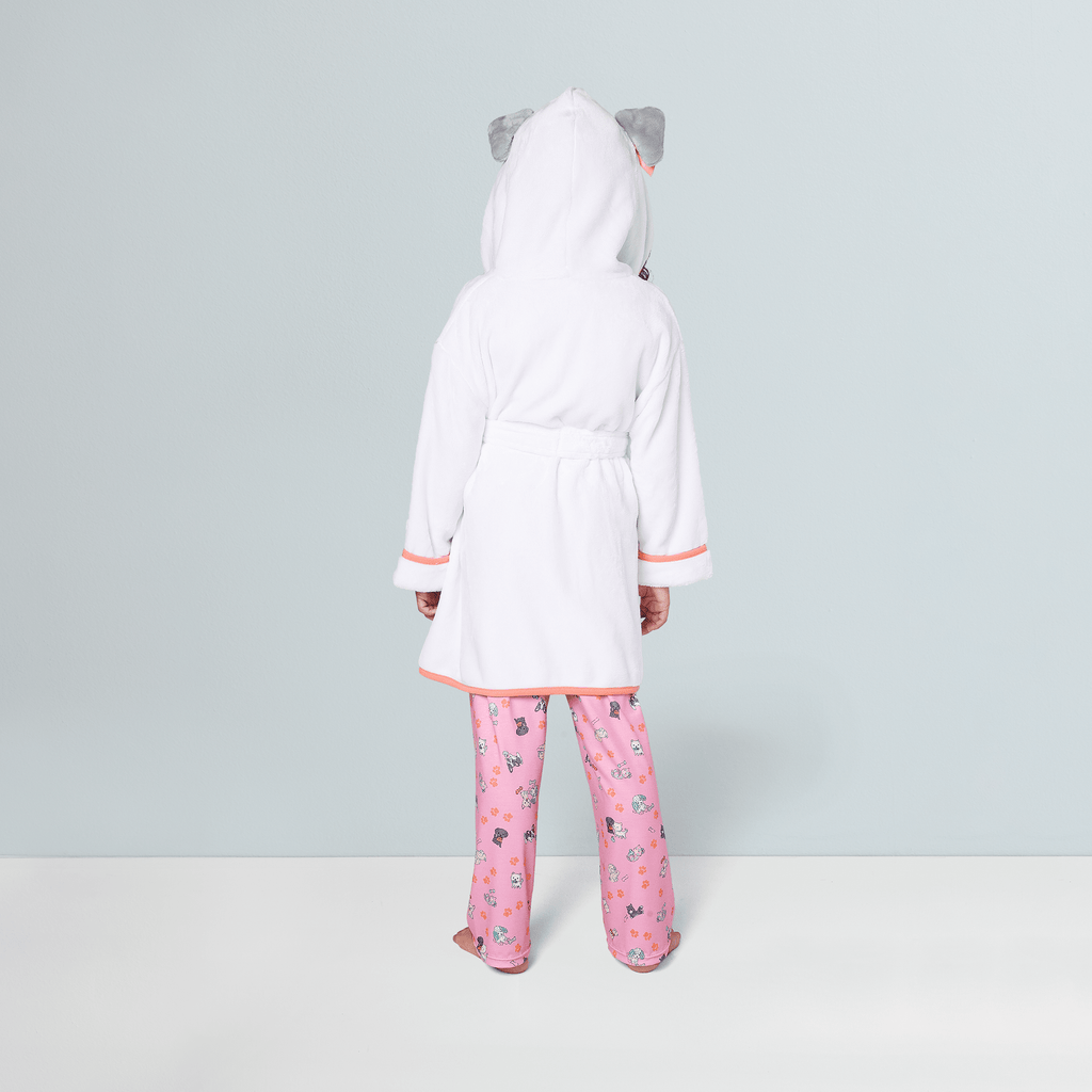 Comfy Puppy Robe Set for Girls & 18-inch Dolls D9