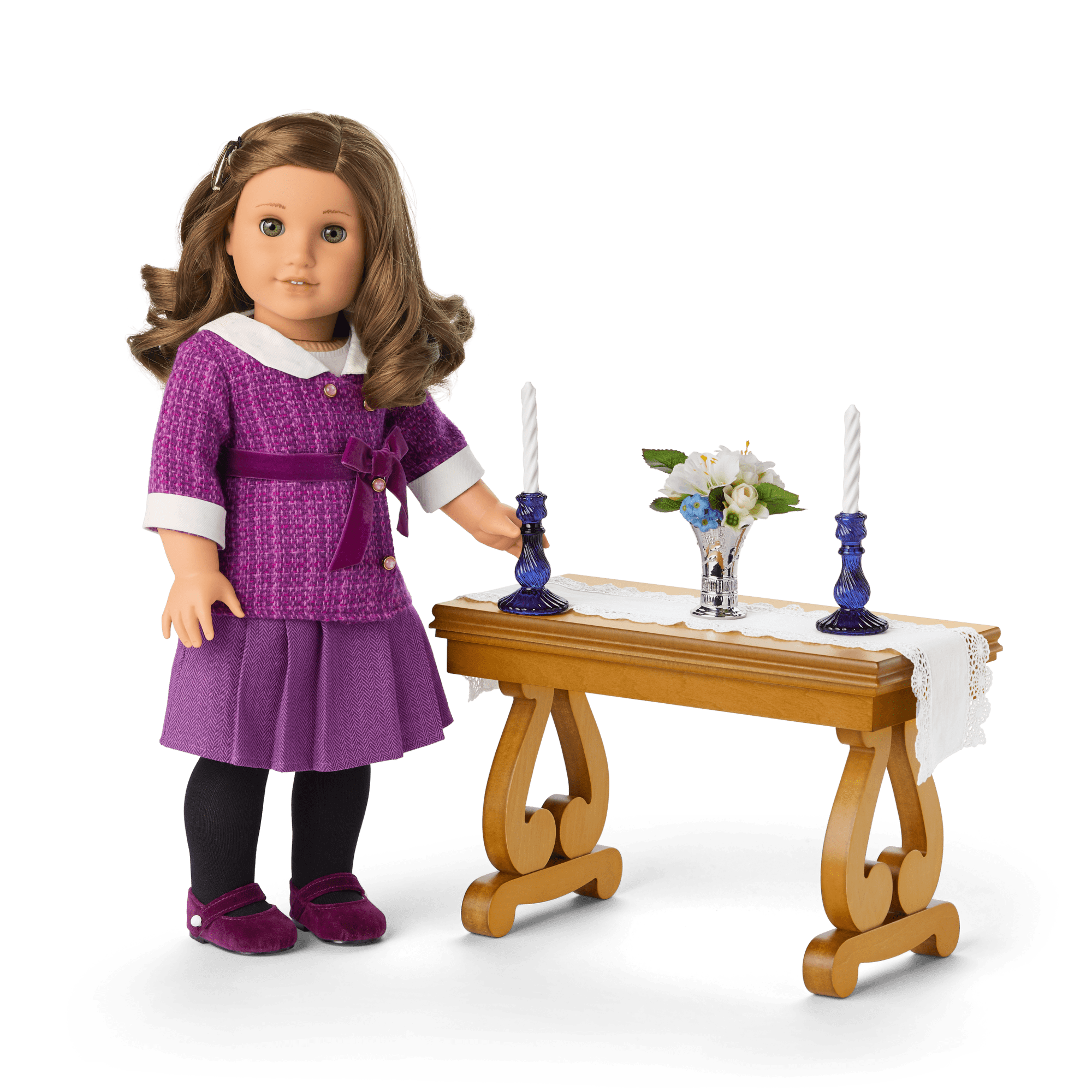 Rebecca’s™ Parlor Table for 18-inch Dolls (Historical Characters) D5