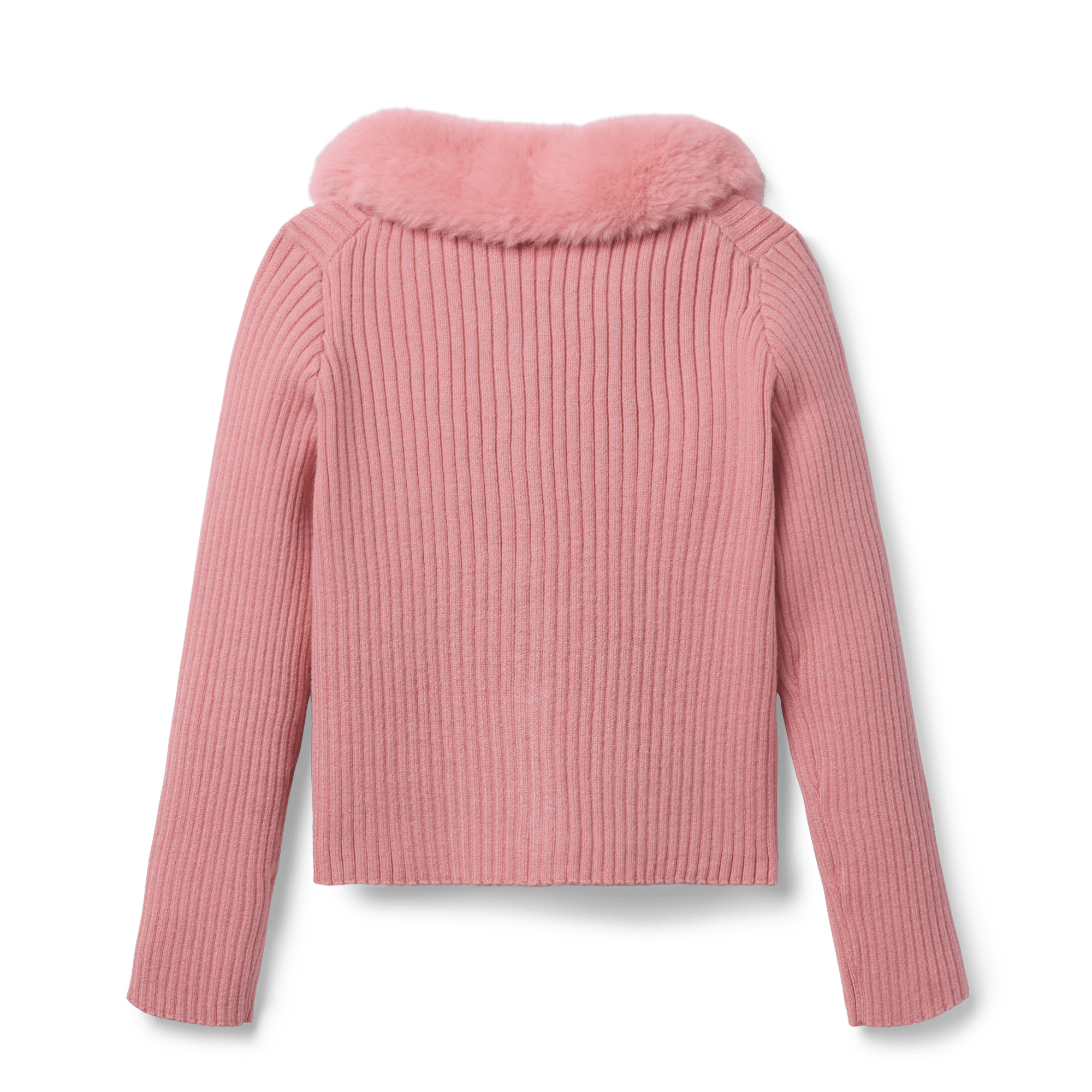 American Girl® x Janie and Jack Rosy Ribbed Cardigan for Girls C5