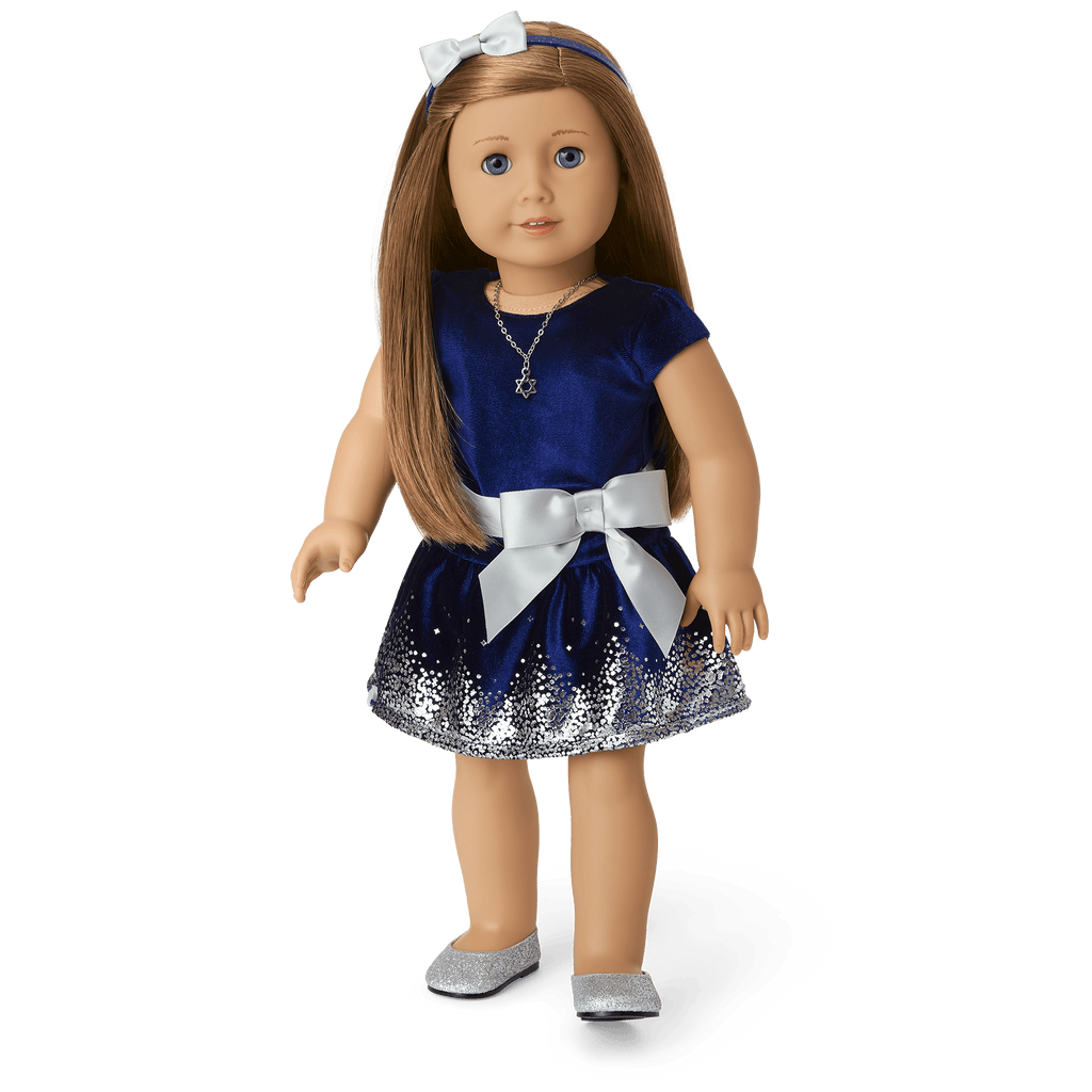 Hanukkah Celebration Outfit for 18-inch Dolls A9